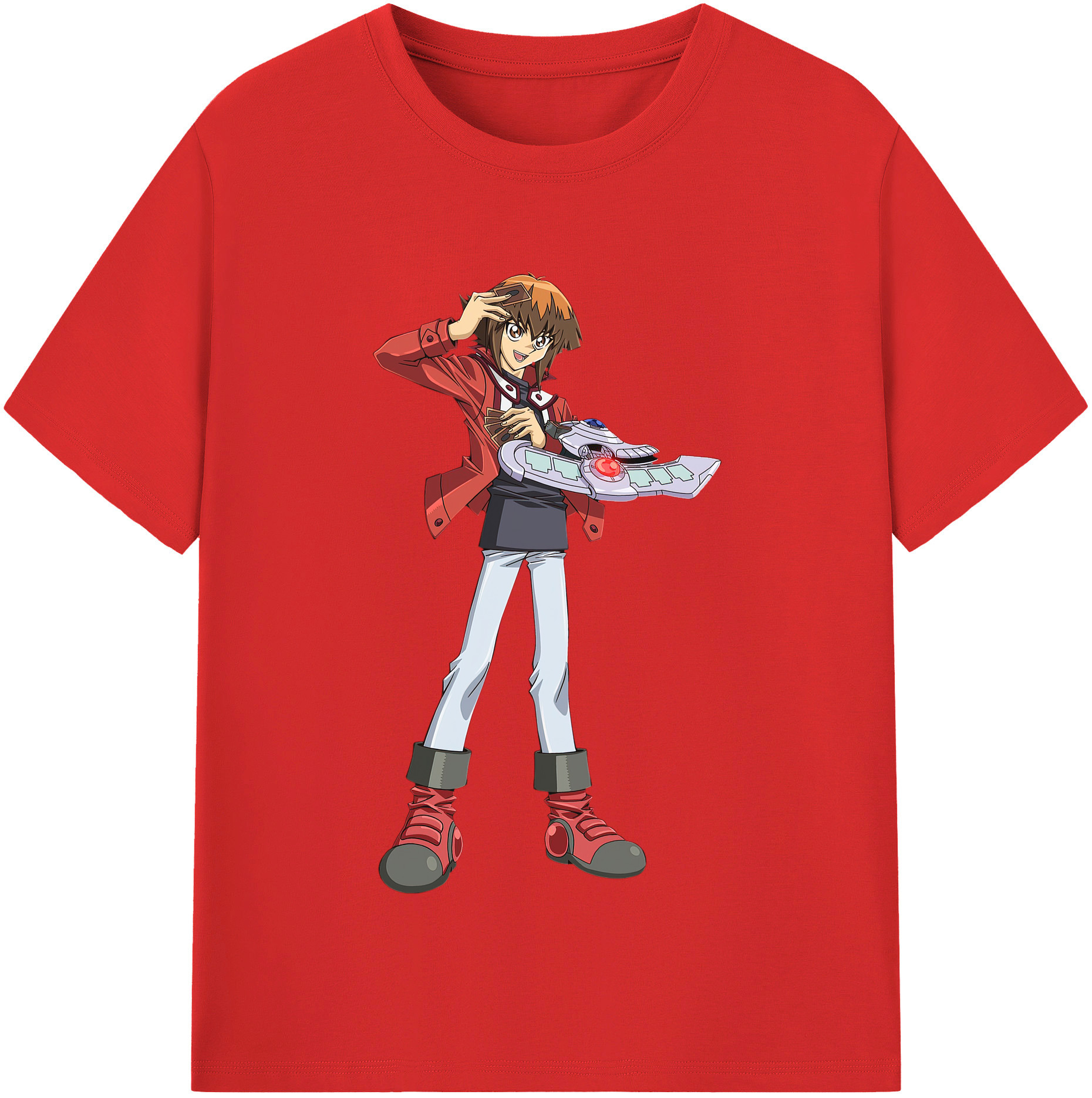 （画像用） 遊☆戯☆王 Yu-Gi-Oh! レディースカジュアルプリントTシャツ（綿100％）