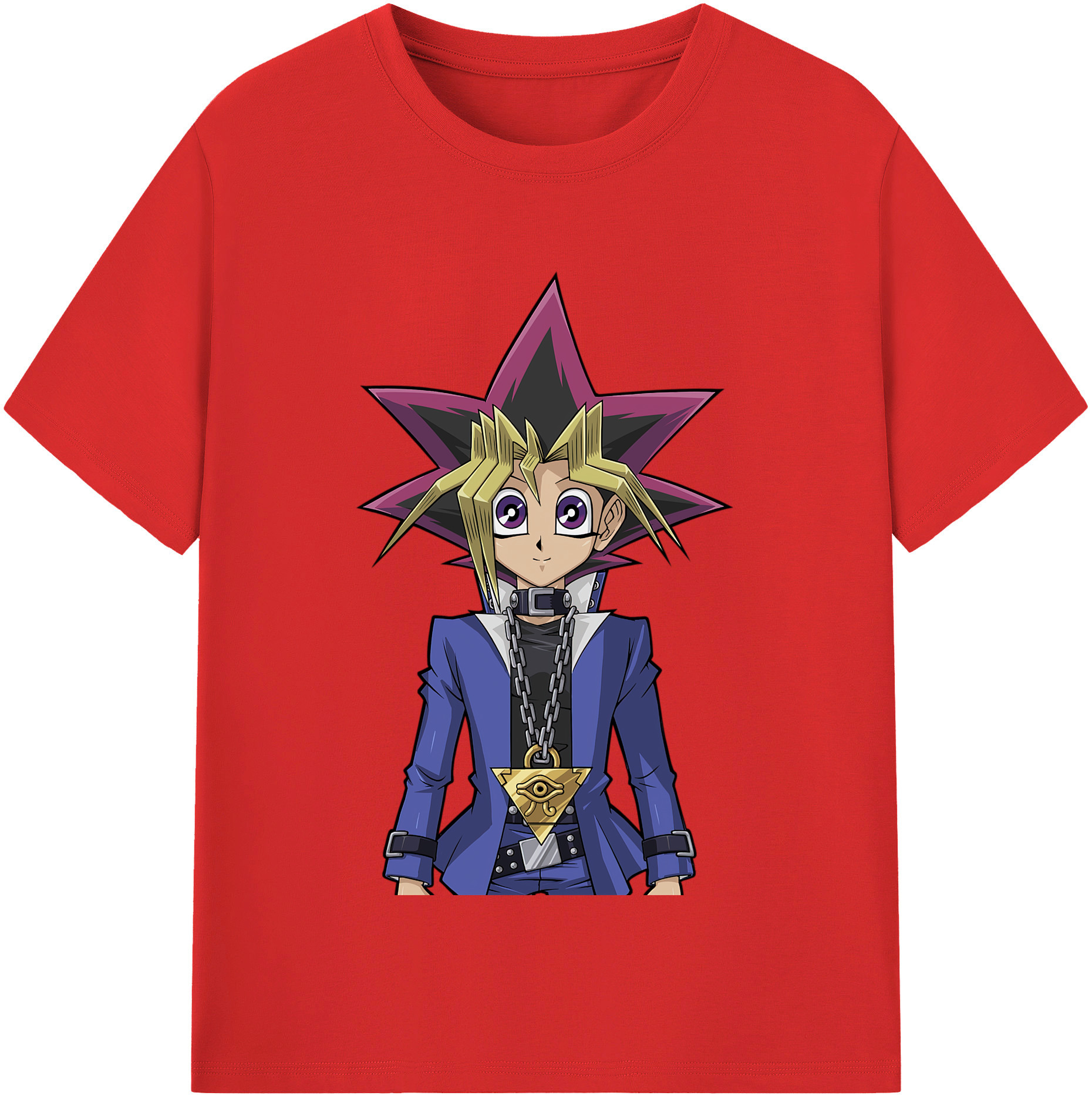 （画像用） 遊☆戯☆王 Yu-Gi-Oh! レディースカジュアルプリントTシャツ（綿100％）