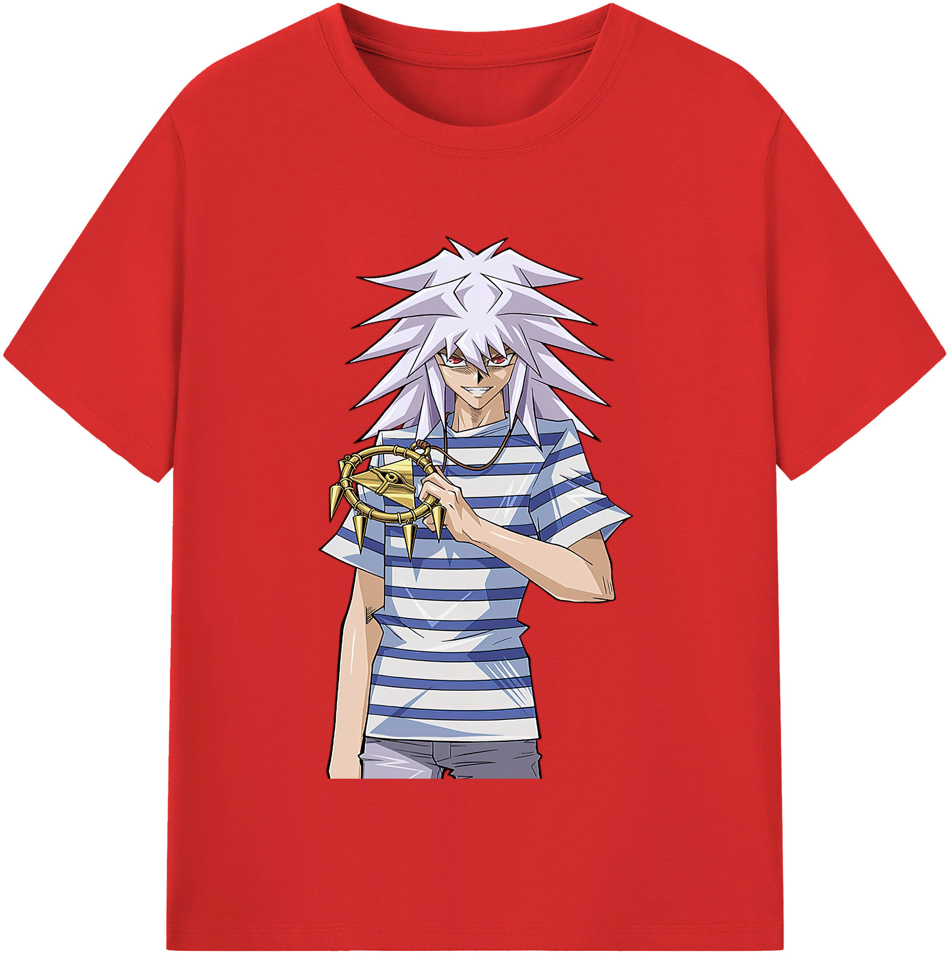 （画像用） 遊☆戯☆王 Yu-Gi-Oh! レディースカジュアルプリントTシャツ（綿100％）