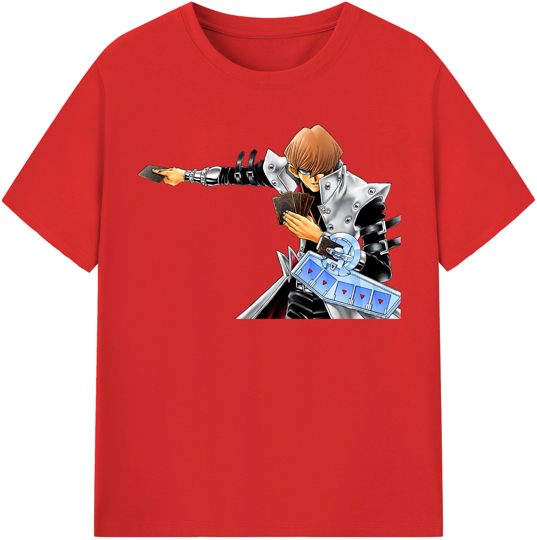 （画像用） 遊☆戯☆王 Yu-Gi-Oh! レディースカジュアルプリントTシャツ（綿100％）