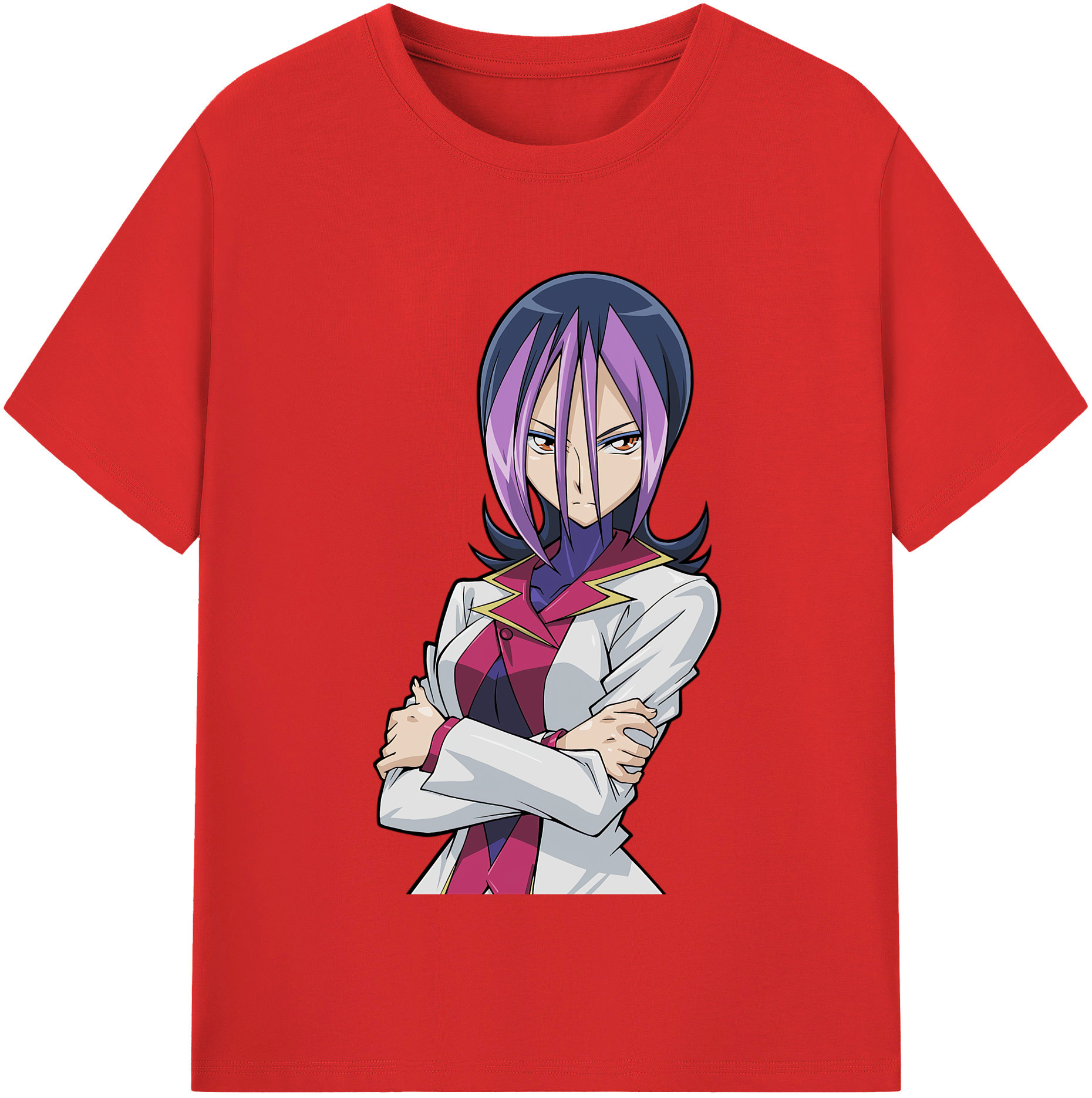 （画像用） 遊☆戯☆王 Yu-Gi-Oh! レディースカジュアルプリントTシャツ（綿100％）