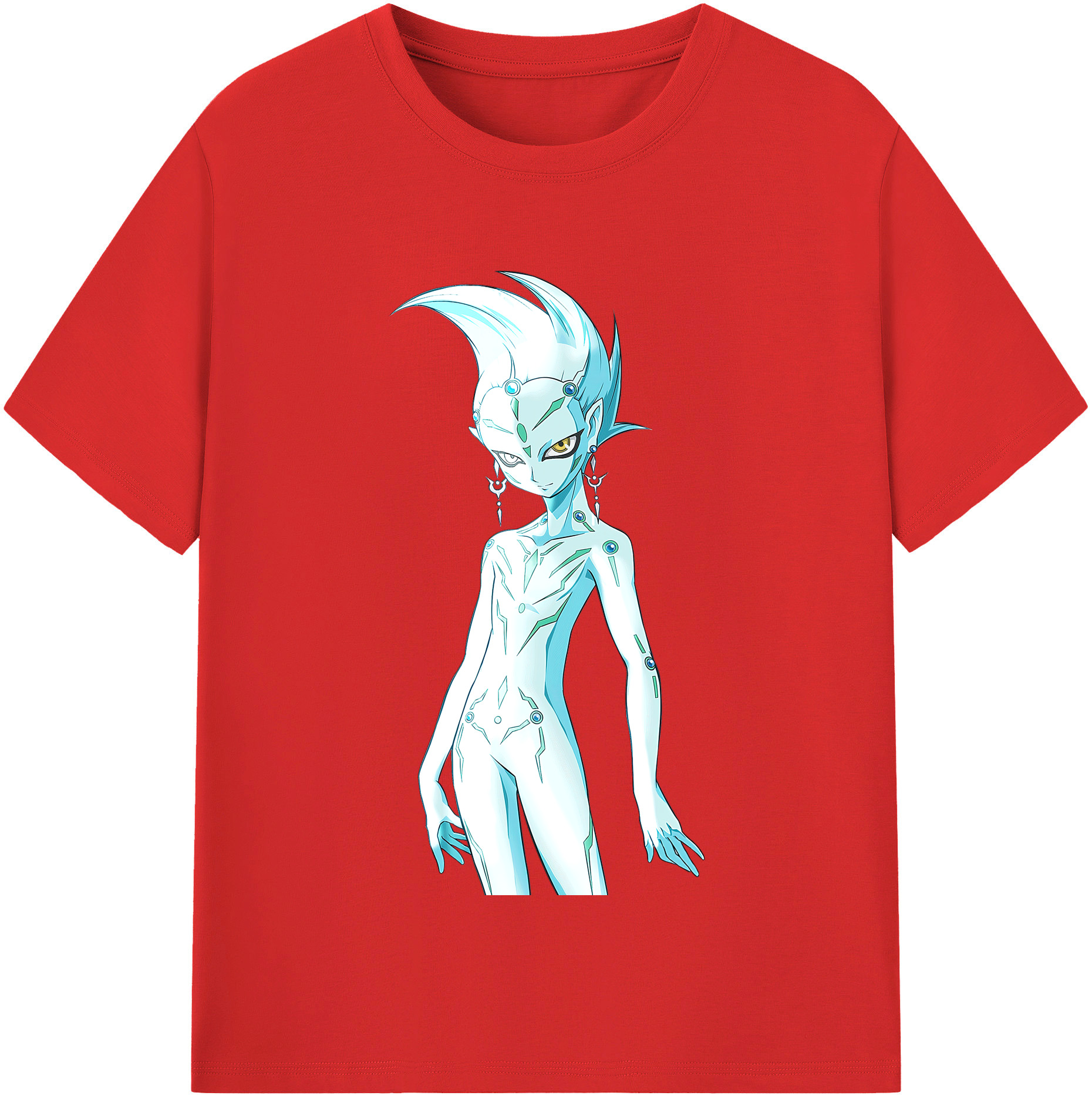 （画像用） 遊☆戯☆王 Yu-Gi-Oh! レディースカジュアルプリントTシャツ（綿100％）