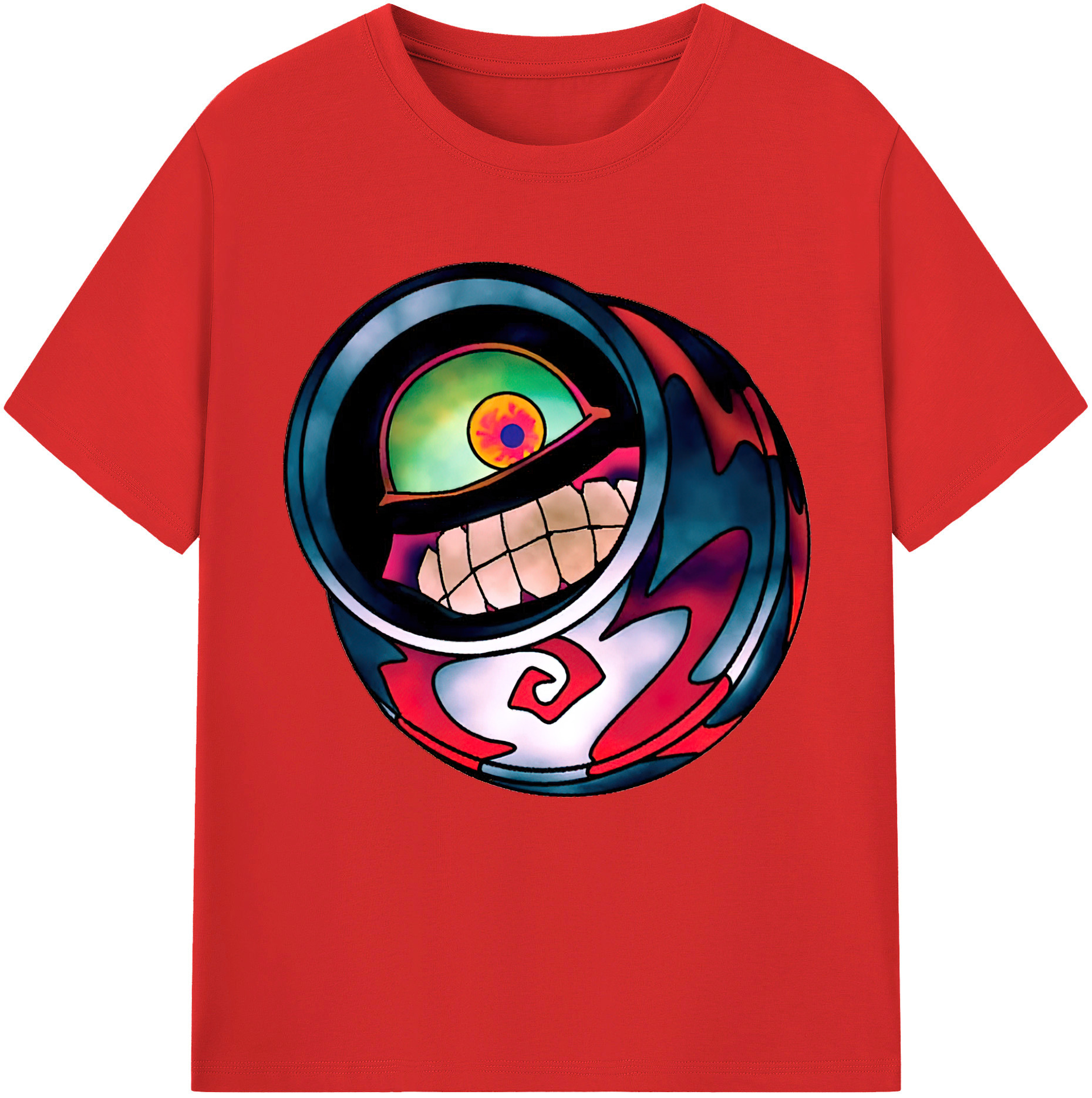 （画像用） 遊☆戯☆王 Yu-Gi-Oh! レディースカジュアルプリントTシャツ（綿100％）