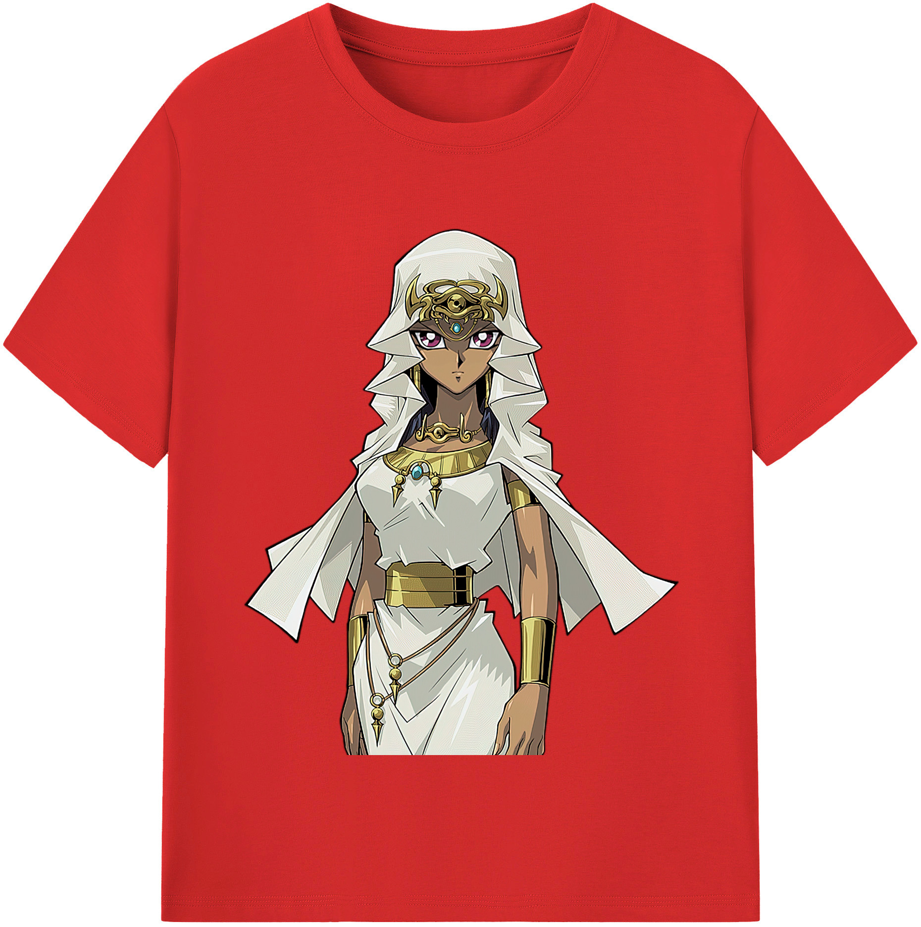（画像用） 遊☆戯☆王 Yu-Gi-Oh! レディースカジュアルプリントTシャツ（綿100％）
