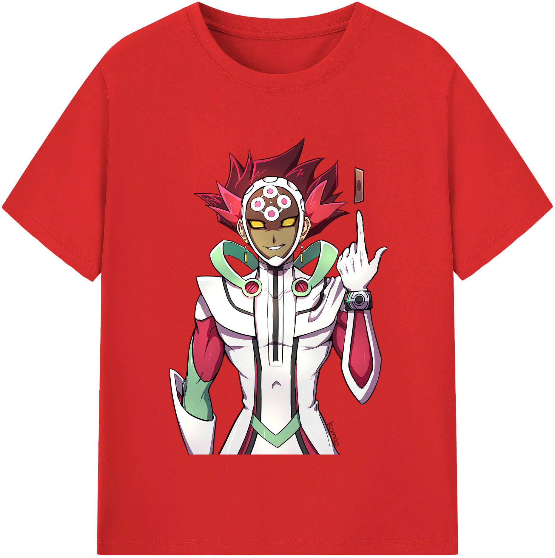 （画像用） 遊☆戯☆王 Yu-Gi-Oh! レディースカジュアルプリントTシャツ（綿100％）