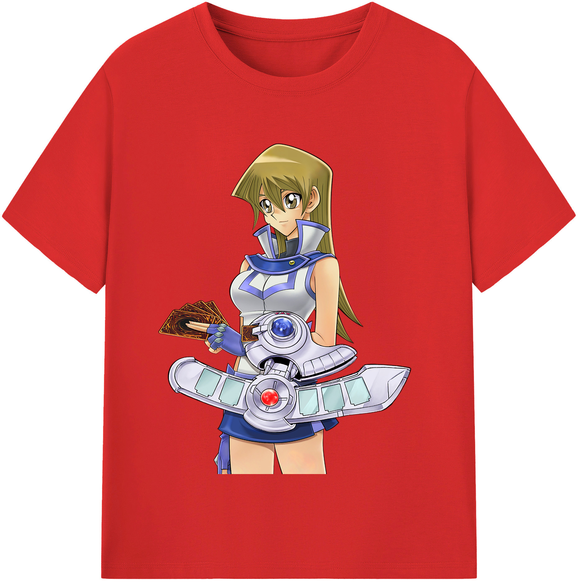 （画像用） 遊☆戯☆王 Yu-Gi-Oh! レディースカジュアルプリントTシャツ（綿100％）