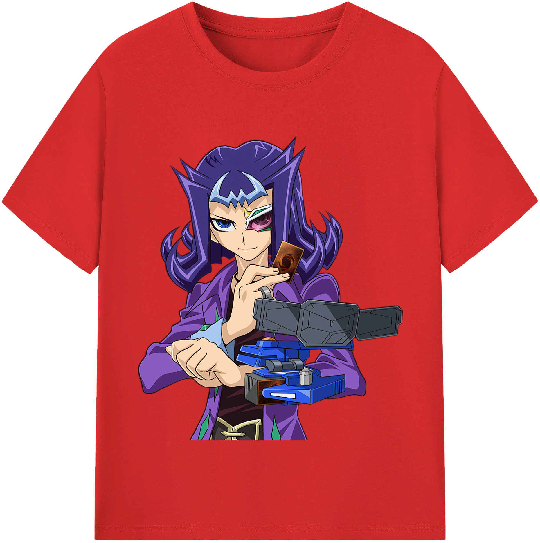 （画像用） 遊☆戯☆王 Yu-Gi-Oh! レディースカジュアルプリントTシャツ（綿100％）