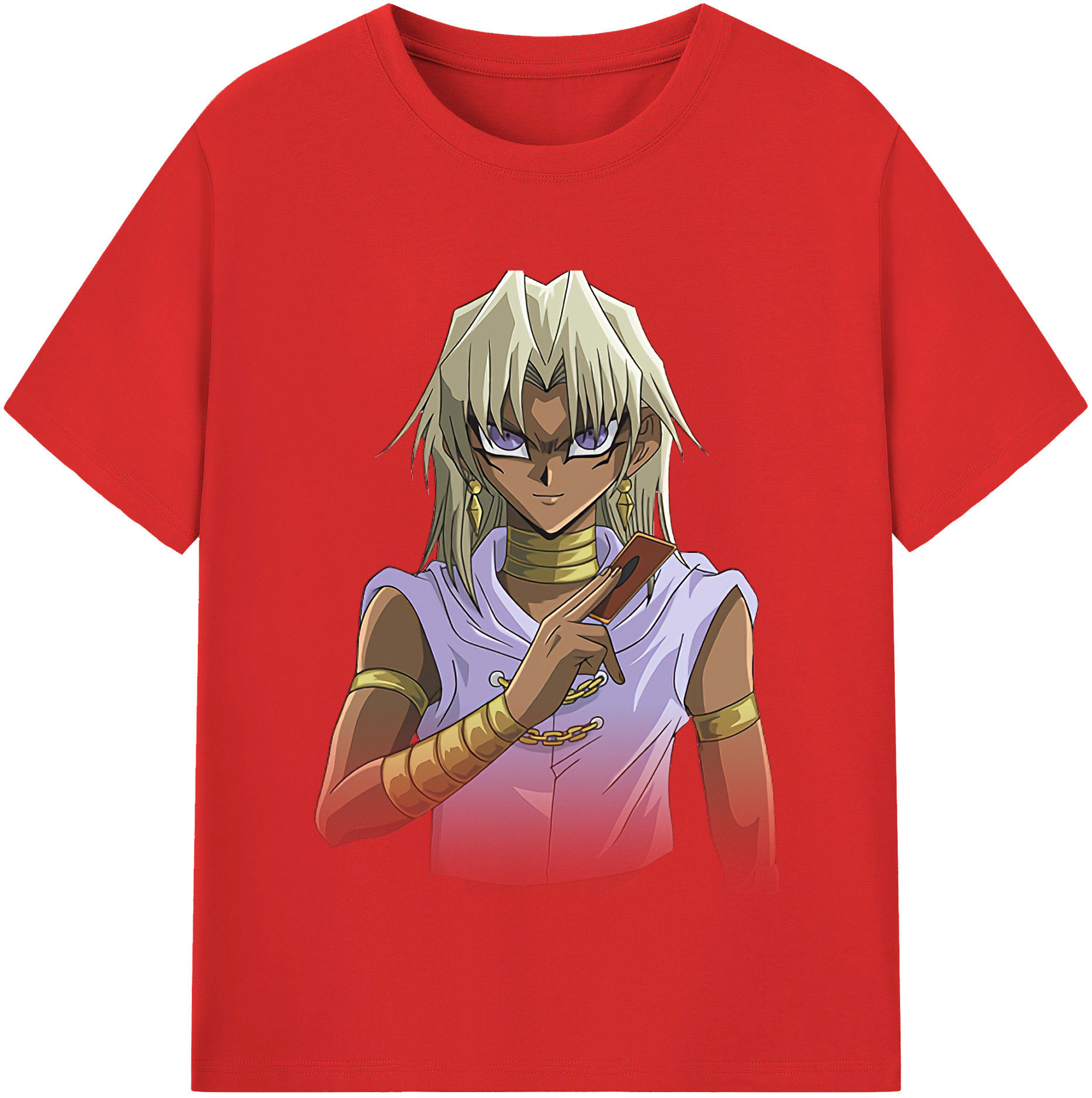 （画像用） 遊☆戯☆王 Yu-Gi-Oh! レディースカジュアルプリントTシャツ（綿100％）