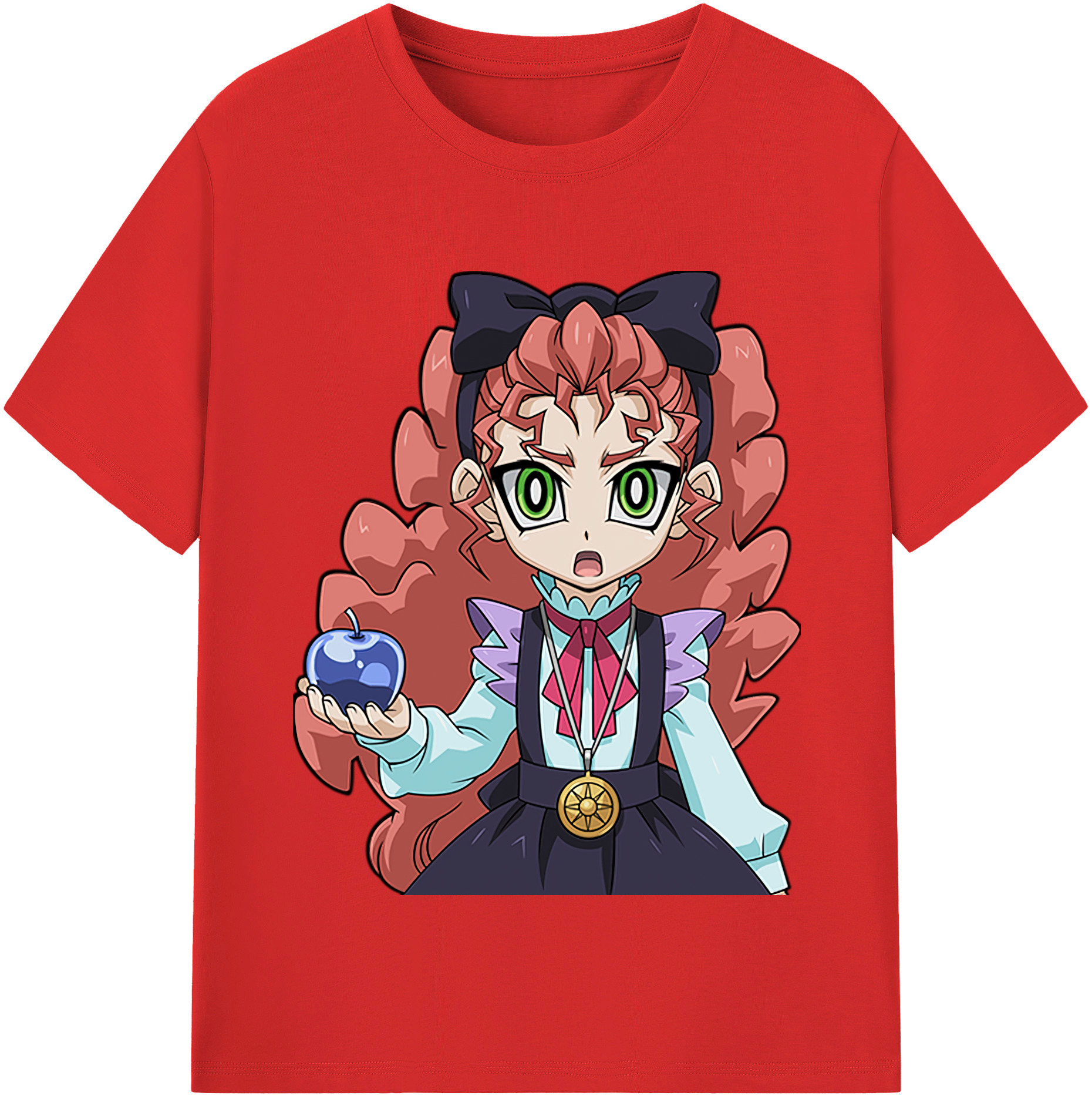 （画像用） 遊☆戯☆王 Yu-Gi-Oh! レディースカジュアルプリントTシャツ（綿100％）