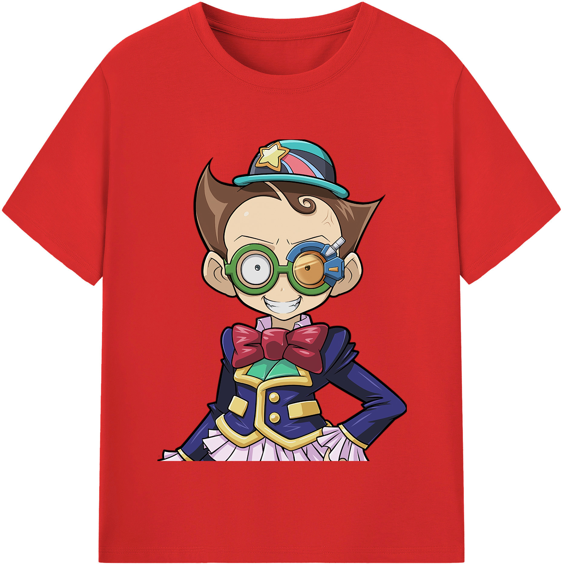 （画像用） 遊☆戯☆王 Yu-Gi-Oh! レディースカジュアルプリントTシャツ（綿100％）