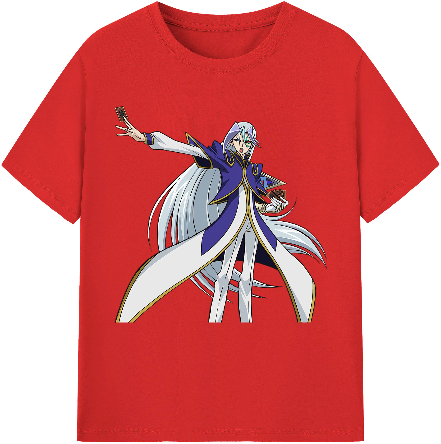 （画像用） 遊☆戯☆王 Yu-Gi-Oh! レディースカジュアルプリントTシャツ（綿100％）