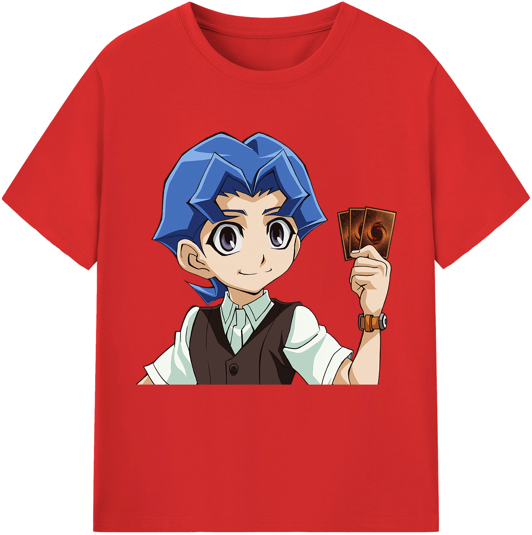 （画像用） 遊☆戯☆王 Yu-Gi-Oh! レディースカジュアルプリントTシャツ（綿100％）