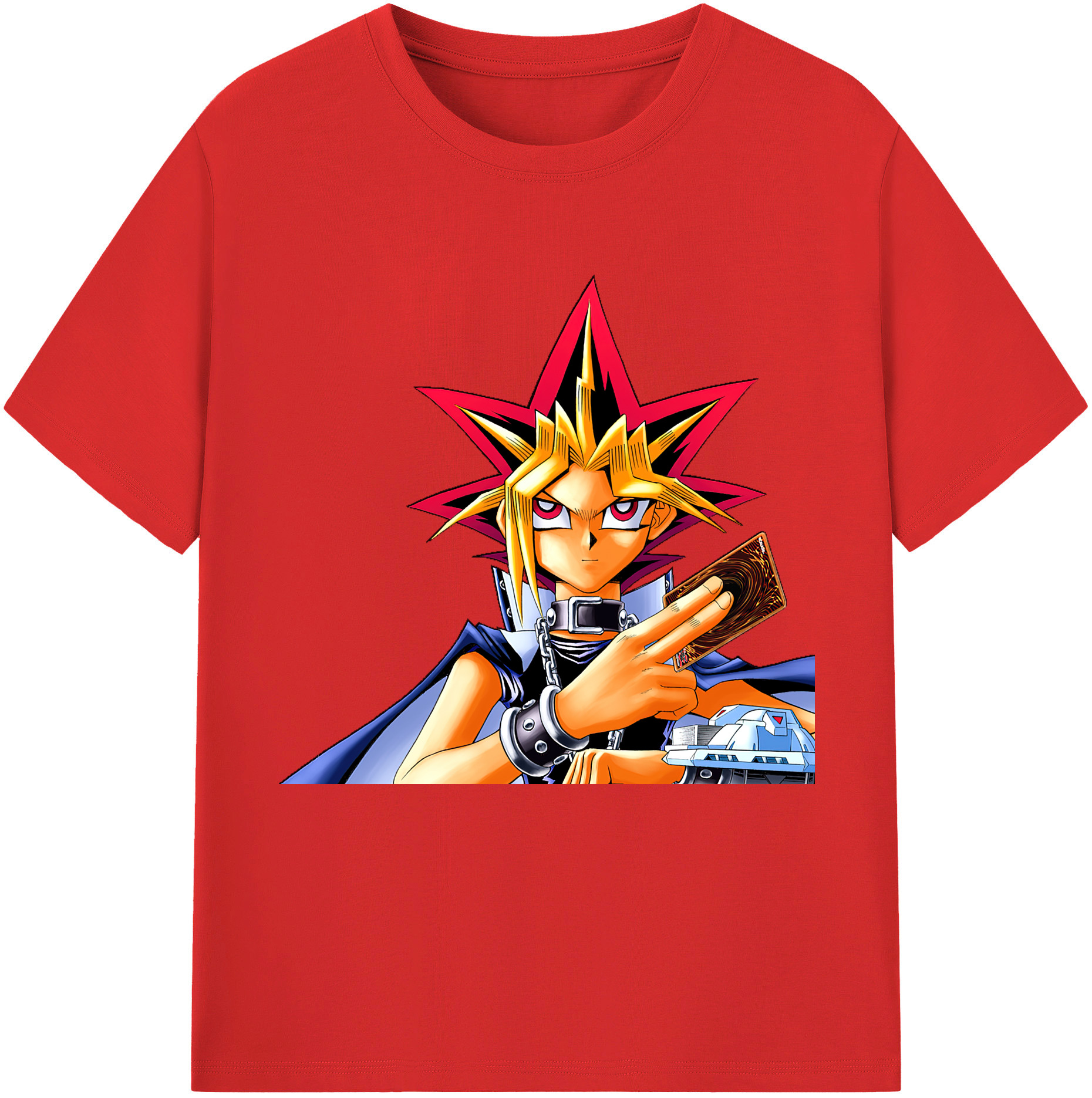 （画像用） 遊☆戯☆王 Yu-Gi-Oh! レディースカジュアルプリントTシャツ（綿100％）