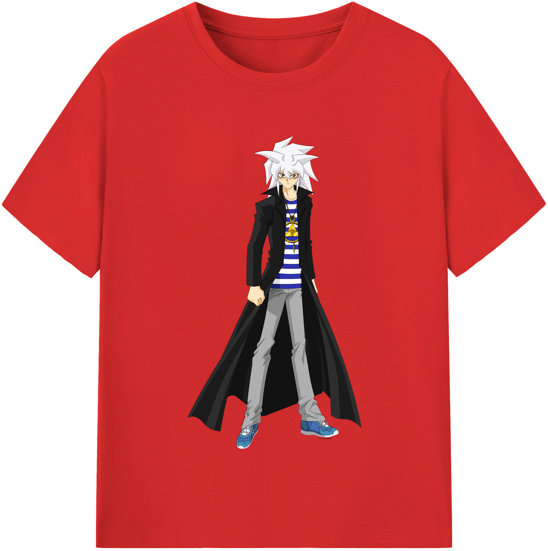 （画像用） 遊☆戯☆王 Yu-Gi-Oh! レディースカジュアルプリントTシャツ（綿100％）