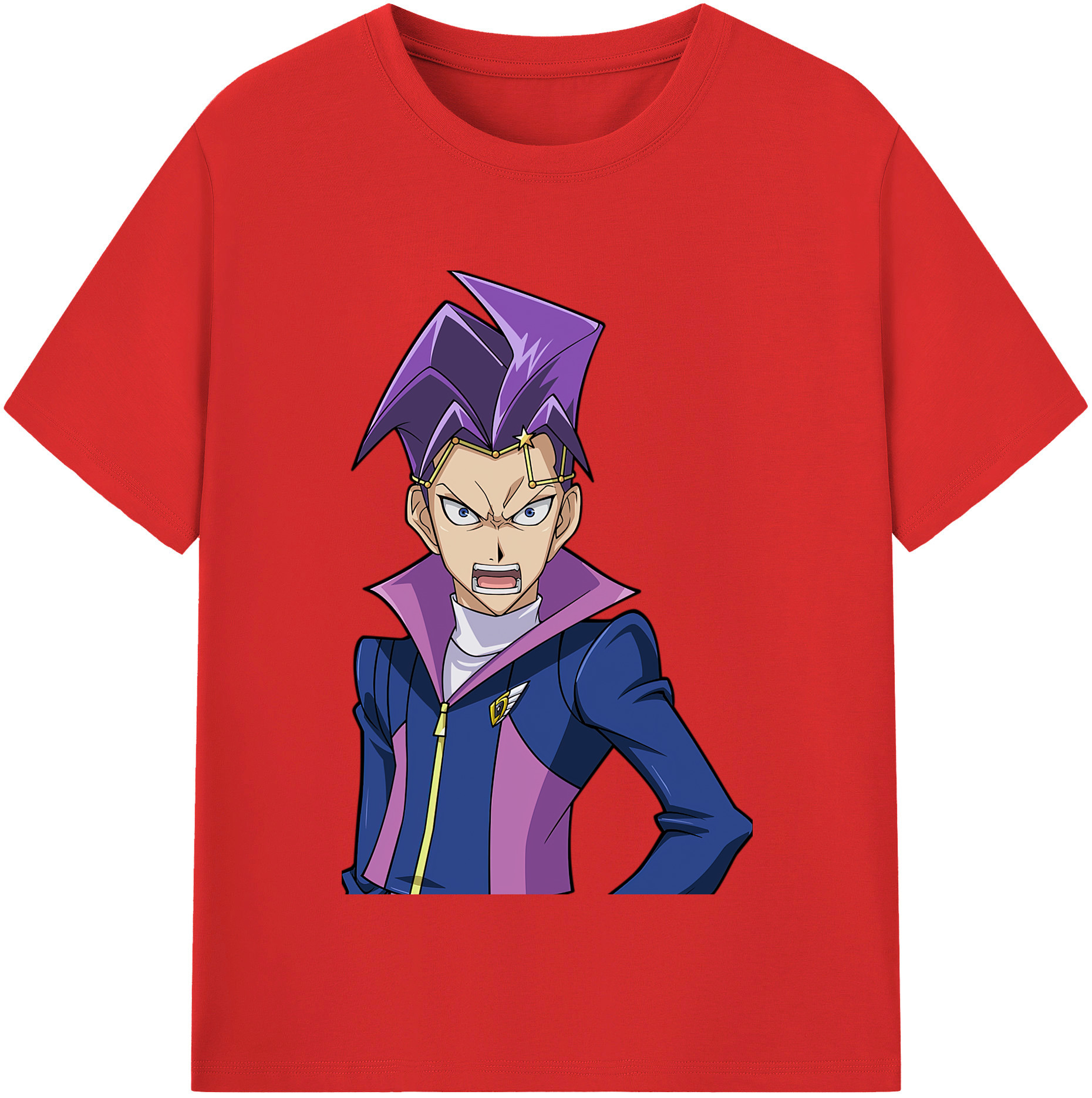 （画像用） 遊☆戯☆王 Yu-Gi-Oh! レディースカジュアルプリントTシャツ（綿100％）