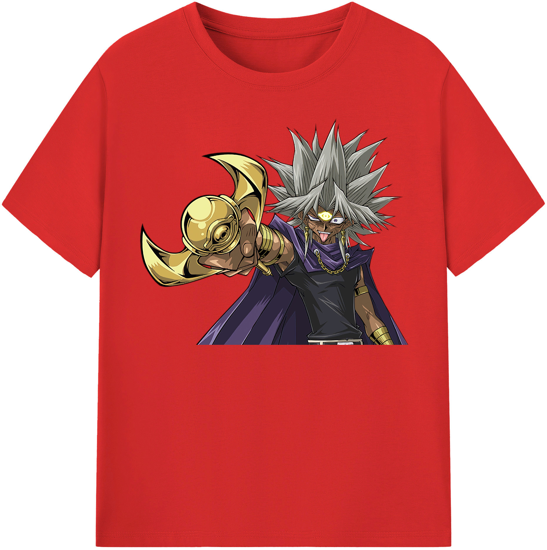 （画像用） 遊☆戯☆王 Yu-Gi-Oh! レディースカジュアルプリントTシャツ（綿100％）