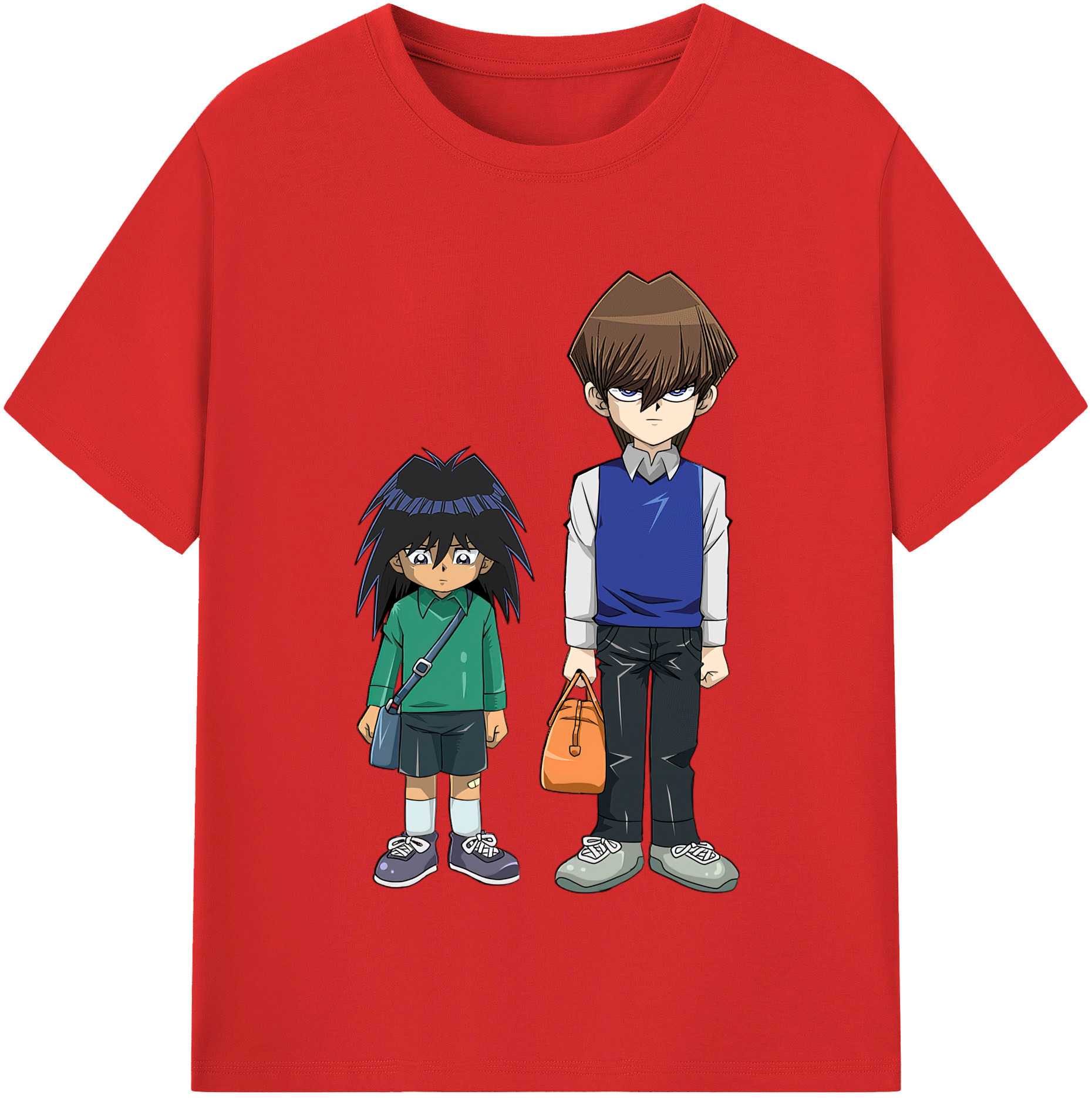（画像用） 遊☆戯☆王 Yu-Gi-Oh! レディースカジュアルプリントTシャツ（綿100％）