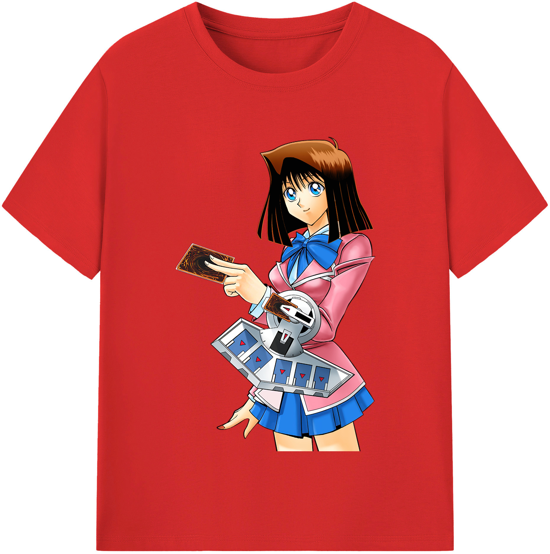 （画像用） 遊☆戯☆王 Yu-Gi-Oh! レディースカジュアルプリントTシャツ（綿100％）