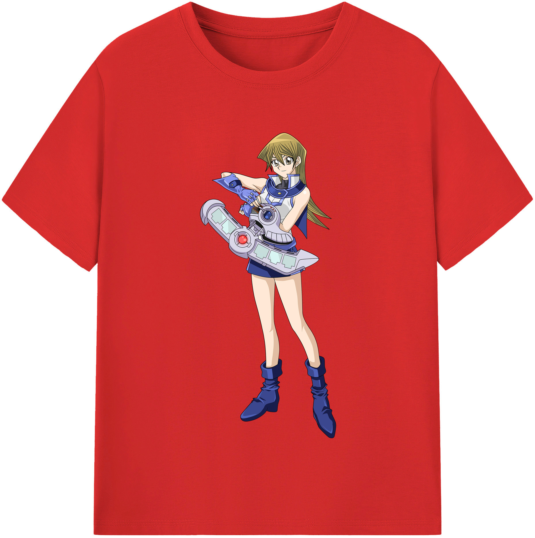（画像用） 遊☆戯☆王 Yu-Gi-Oh! レディースカジュアルプリントTシャツ（綿100％）