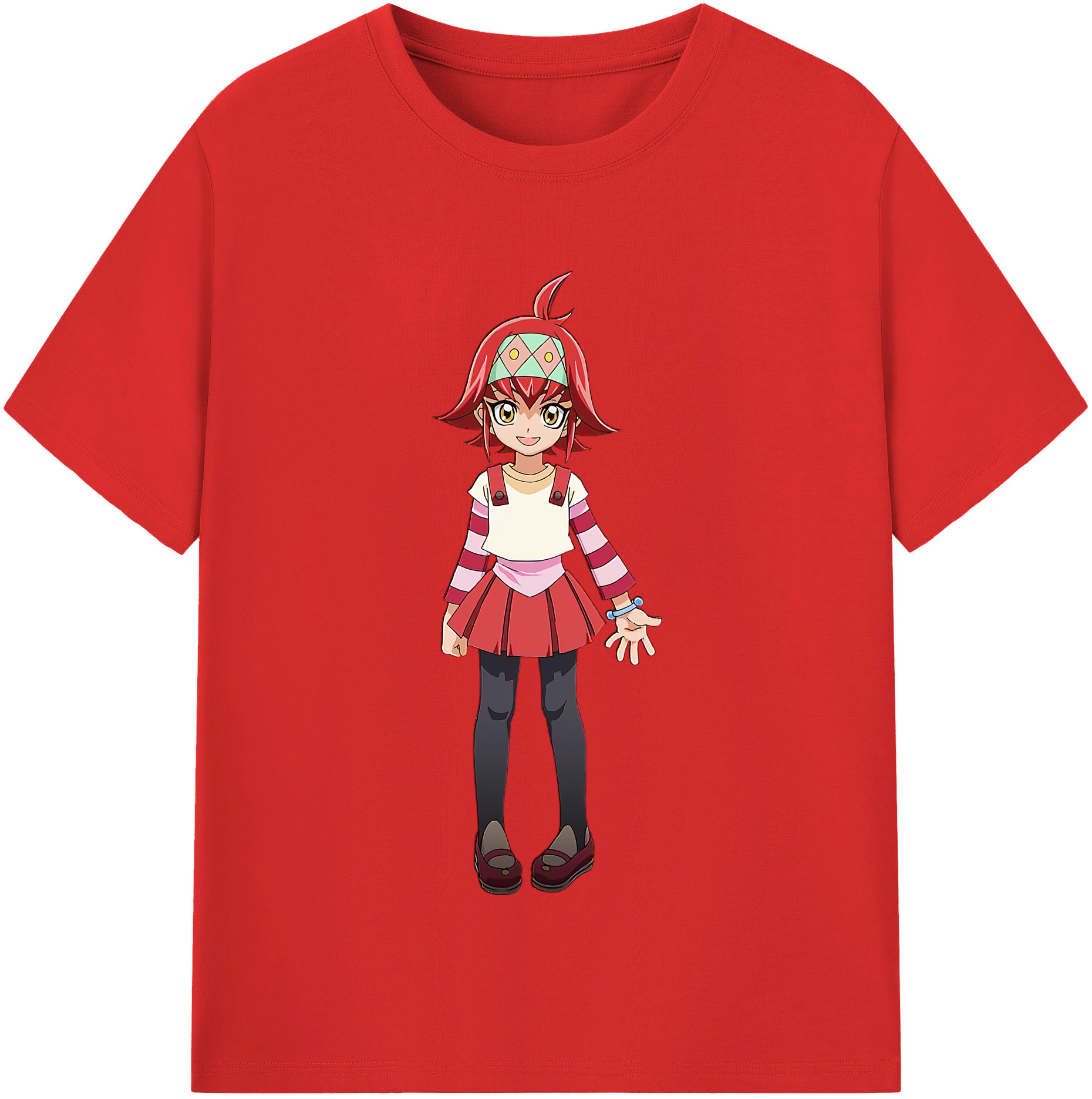 （画像用） 遊☆戯☆王 Yu-Gi-Oh! レディースカジュアルプリントTシャツ（綿100％）