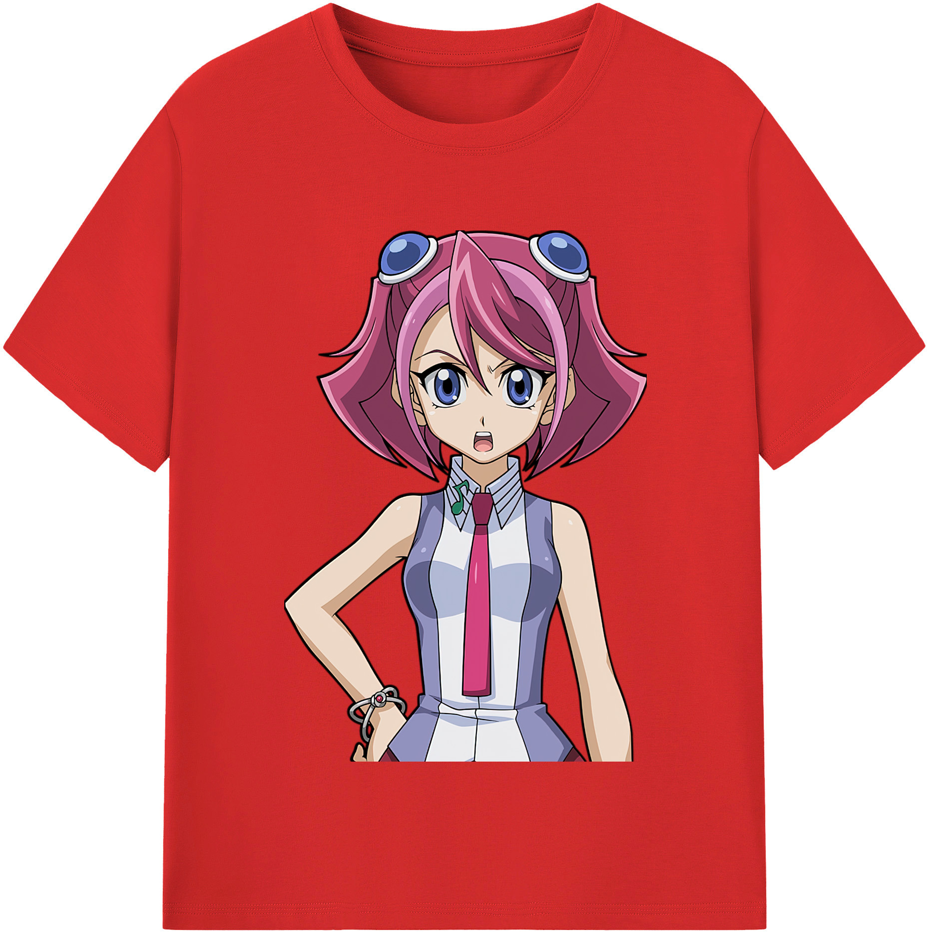 （画像用） 遊☆戯☆王 Yu-Gi-Oh! レディースカジュアルプリントTシャツ（綿100％）
