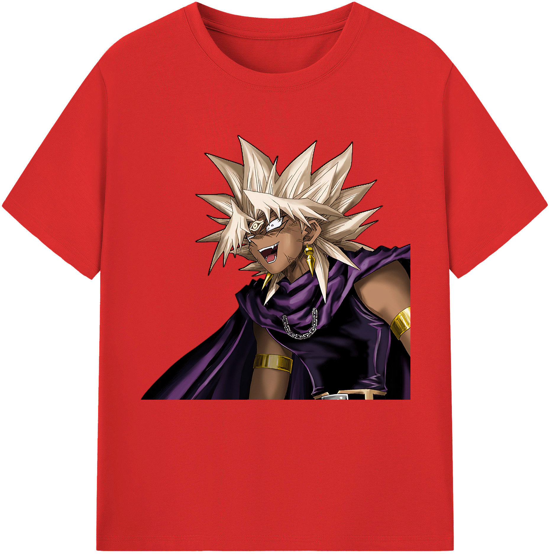 （画像用） 遊☆戯☆王 Yu-Gi-Oh! レディースカジュアルプリントTシャツ（綿100％）