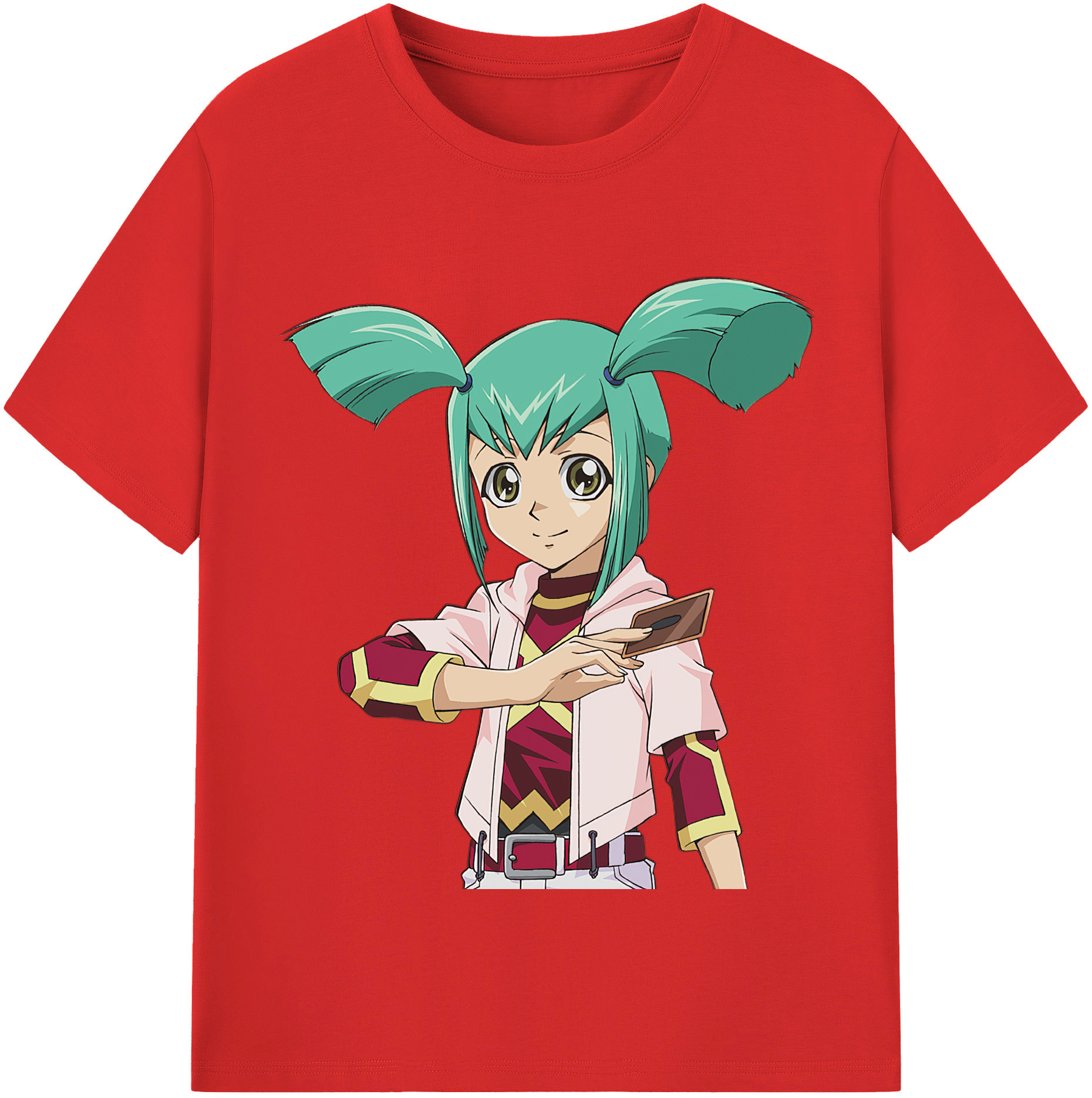 （画像用） 遊☆戯☆王 Yu-Gi-Oh! レディースカジュアルプリントTシャツ（綿100％）