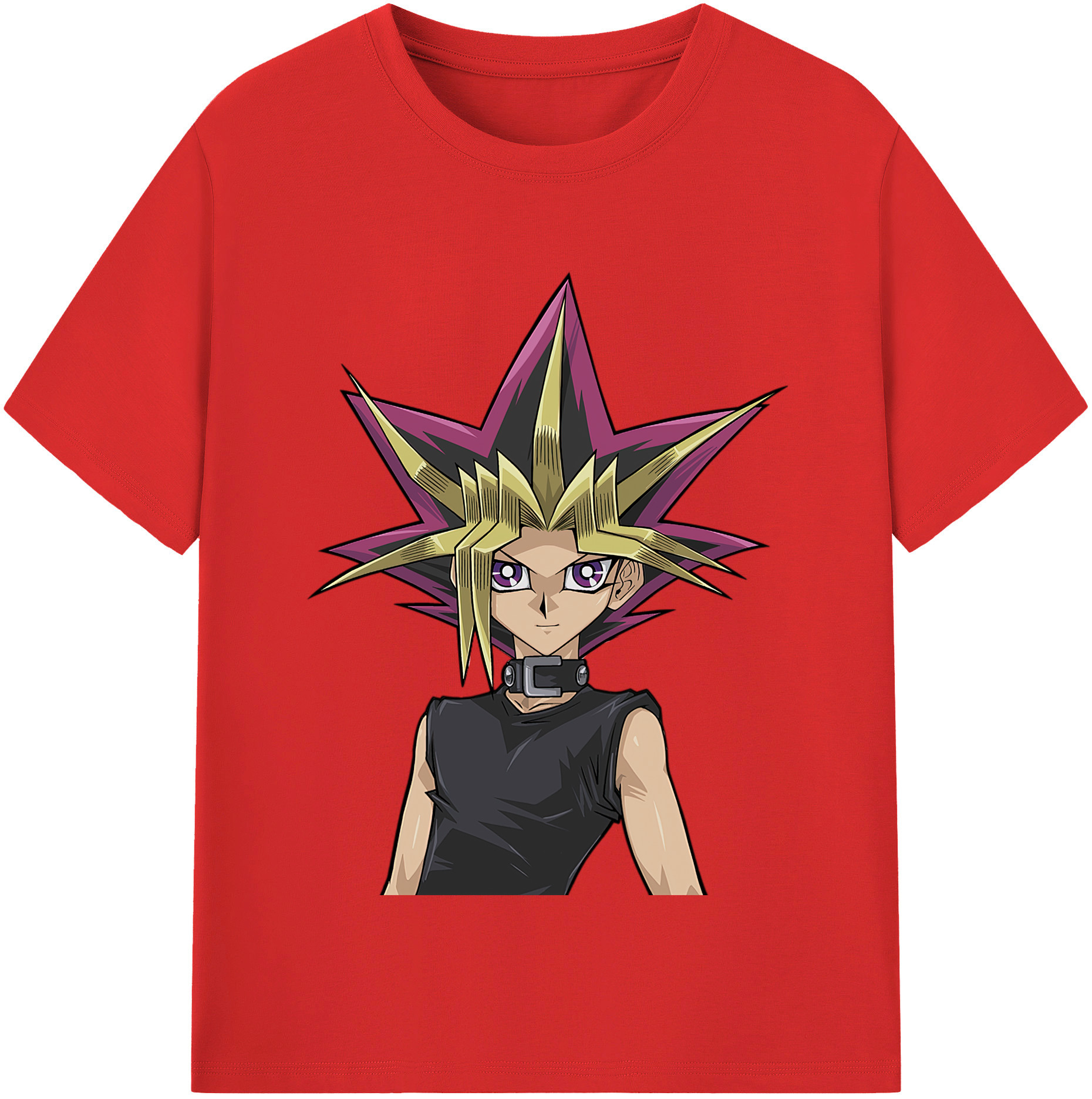 （画像用） 遊☆戯☆王 Yu-Gi-Oh! レディースカジュアルプリントTシャツ（綿100％）