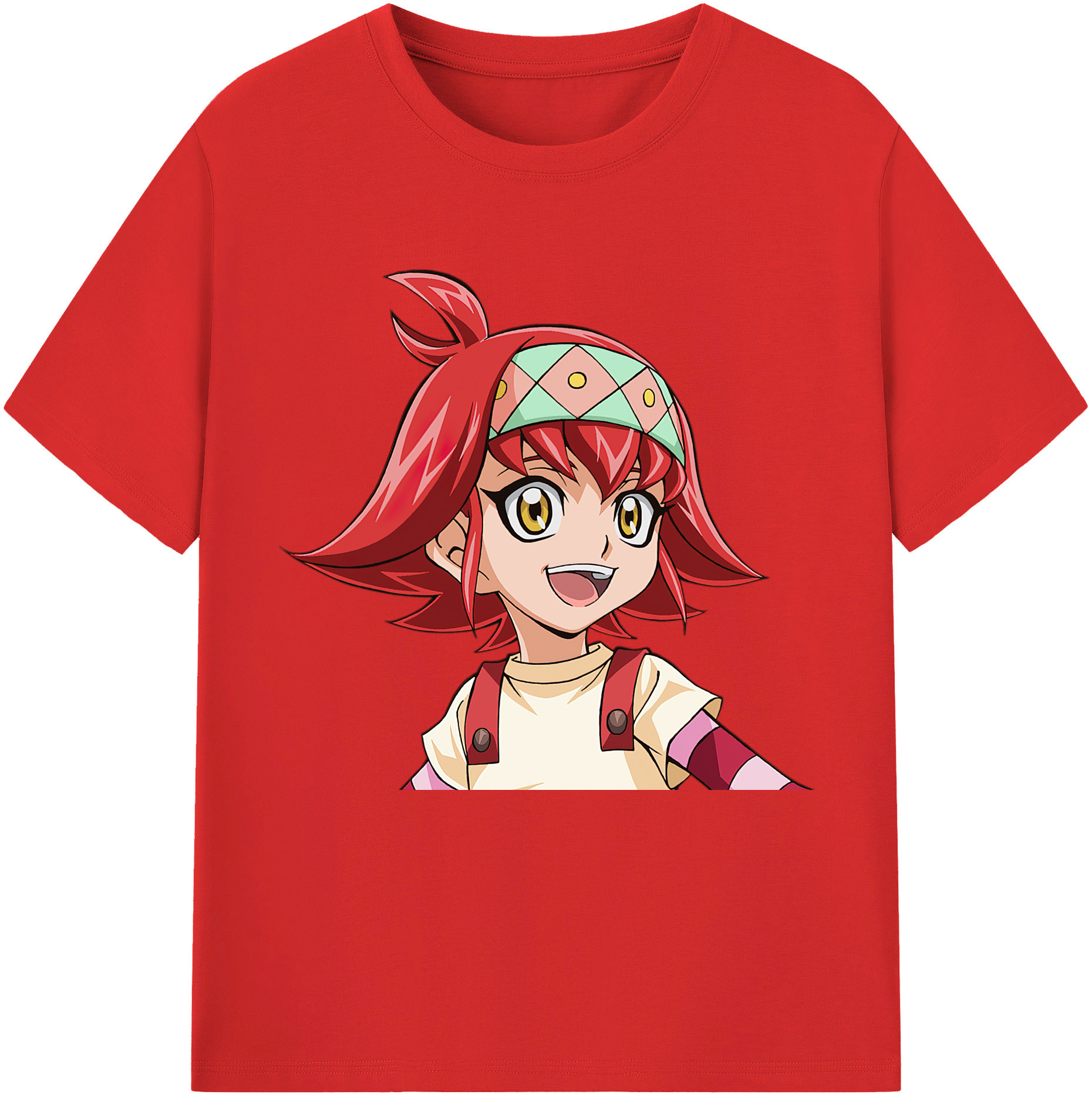 （画像用） 遊☆戯☆王 Yu-Gi-Oh! レディースカジュアルプリントTシャツ（綿100％）