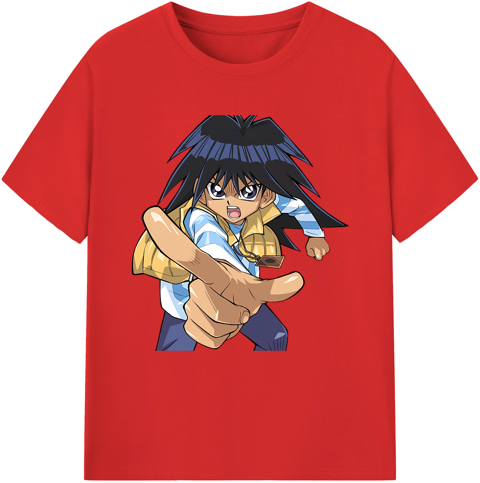 （画像用） 遊☆戯☆王 Yu-Gi-Oh! レディースカジュアルプリントTシャツ（綿100％）