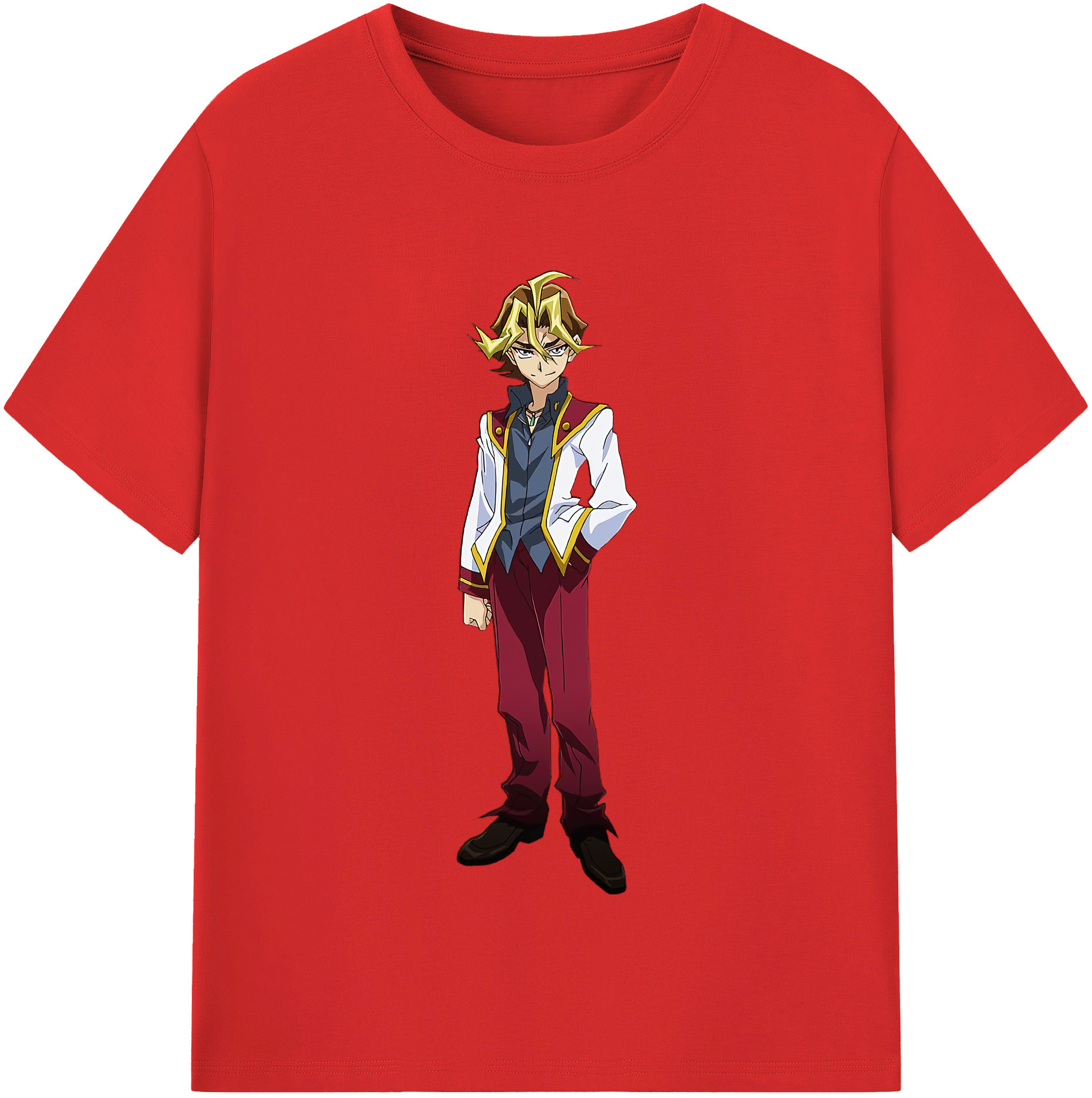 （画像用） 遊☆戯☆王 Yu-Gi-Oh! レディースカジュアルプリントTシャツ（綿100％）