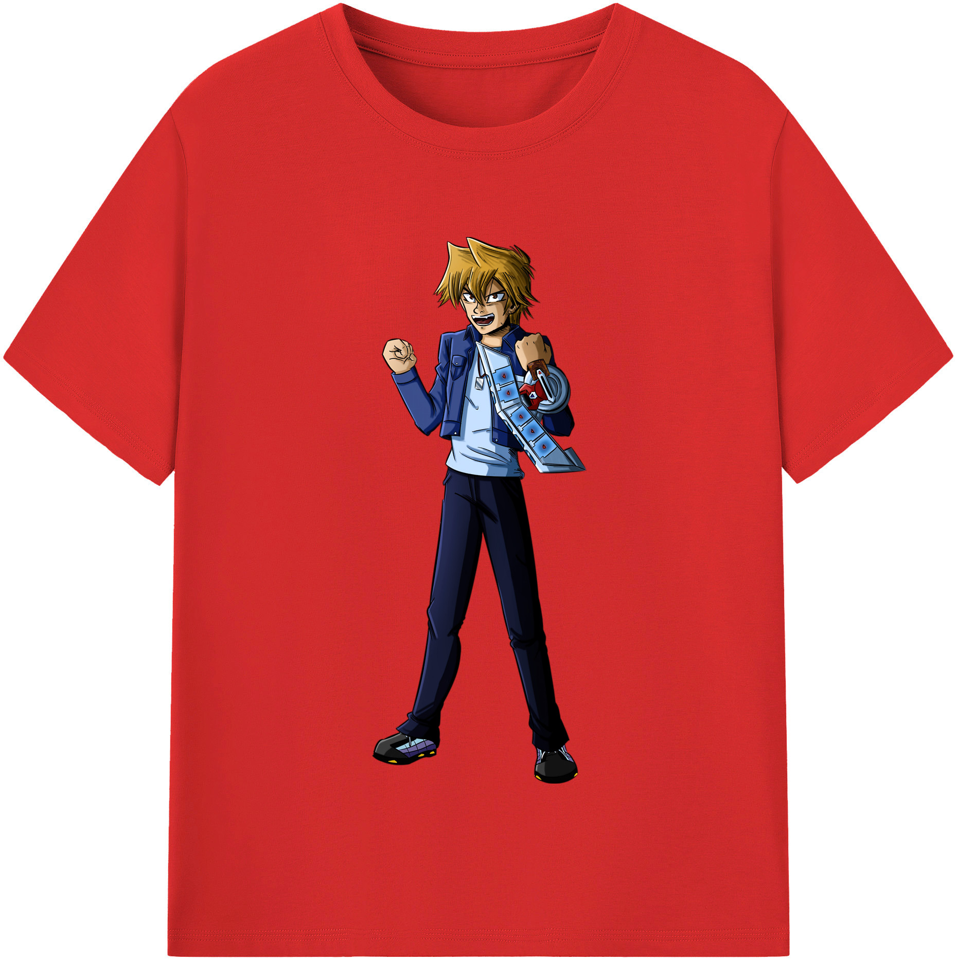 （画像用） 遊☆戯☆王 Yu-Gi-Oh! レディースカジュアルプリントTシャツ（綿100％）