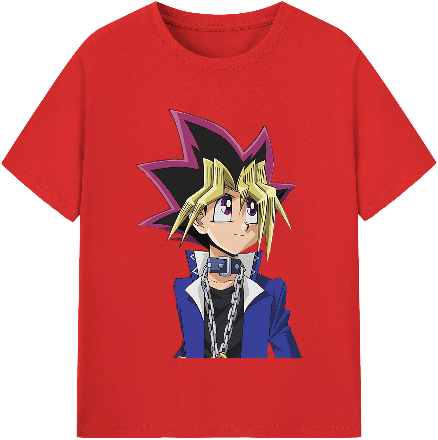 （画像用） 遊☆戯☆王 Yu-Gi-Oh! レディースカジュアルプリントTシャツ（綿100％）