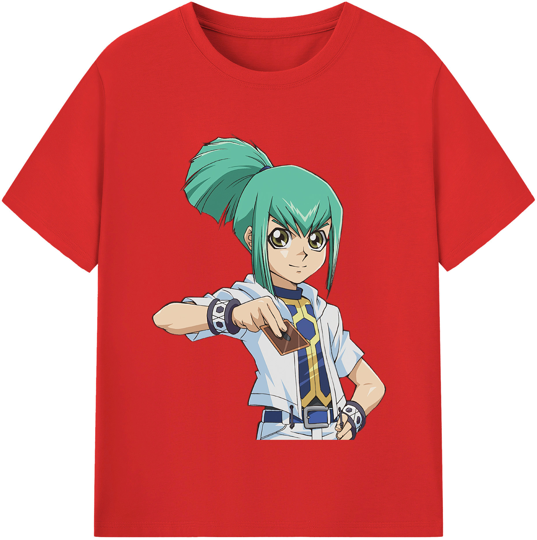 （画像用） 遊☆戯☆王 Yu-Gi-Oh! レディースカジュアルプリントTシャツ（綿100％）