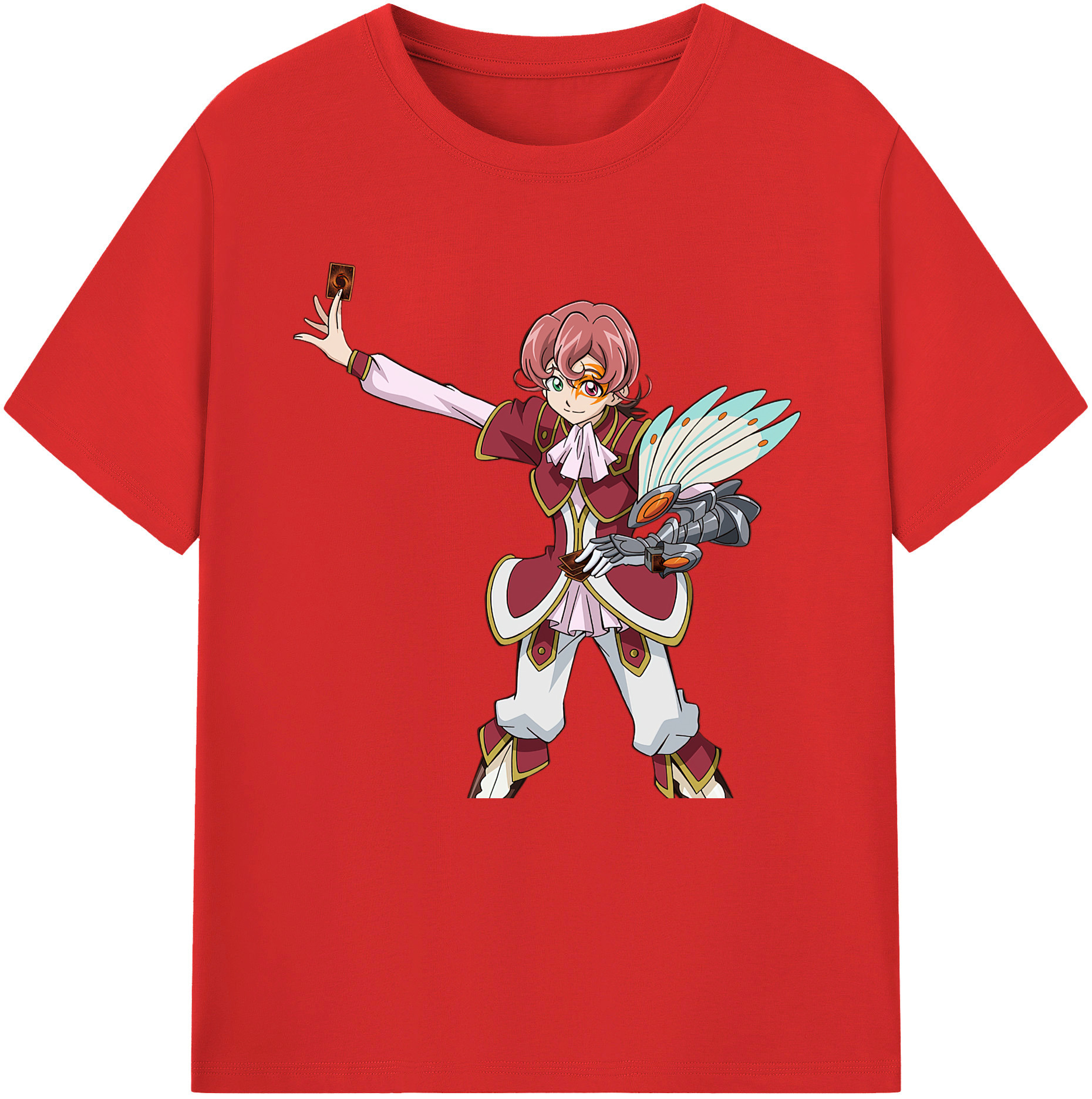 （画像用） 遊☆戯☆王 Yu-Gi-Oh! レディースカジュアルプリントTシャツ（綿100％）