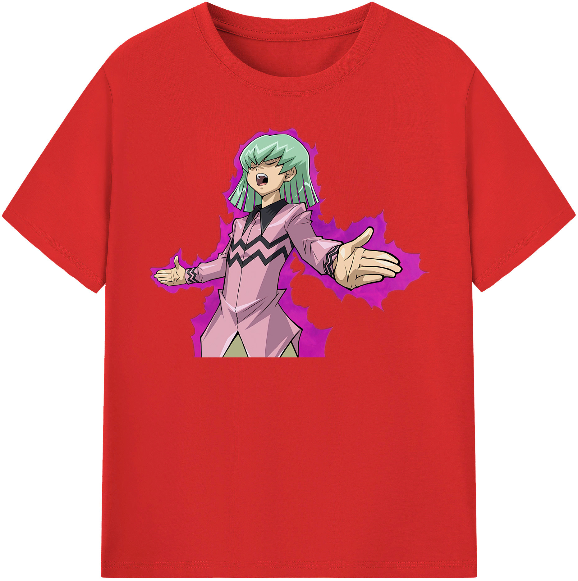 （画像用） 遊☆戯☆王 Yu-Gi-Oh! レディースカジュアルプリントTシャツ（綿100％）