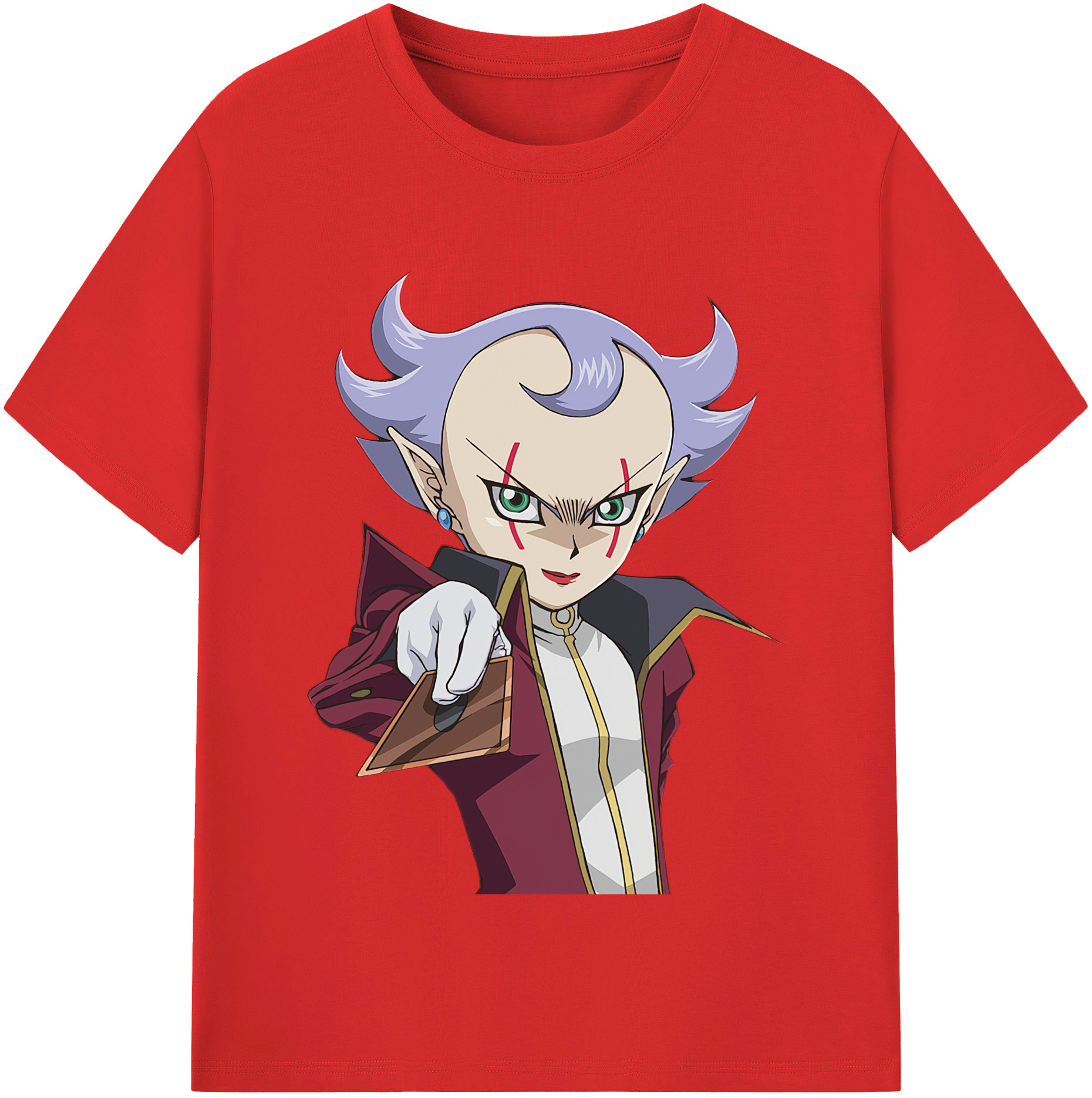 （画像用） 遊☆戯☆王 Yu-Gi-Oh! レディースカジュアルプリントTシャツ（綿100％）