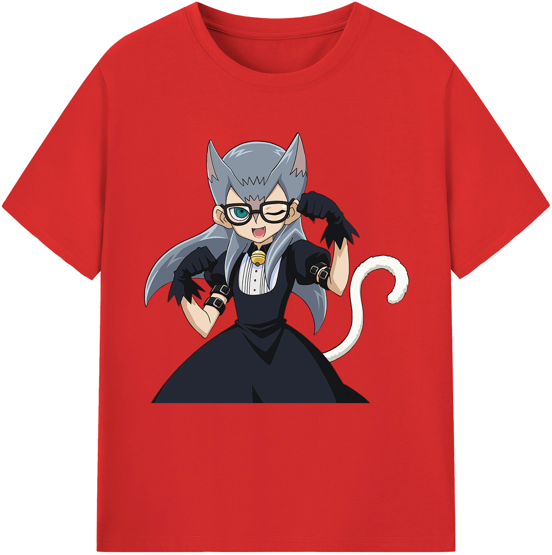 （画像用） 遊☆戯☆王 Yu-Gi-Oh! レディースカジュアルプリントTシャツ（綿100％）
