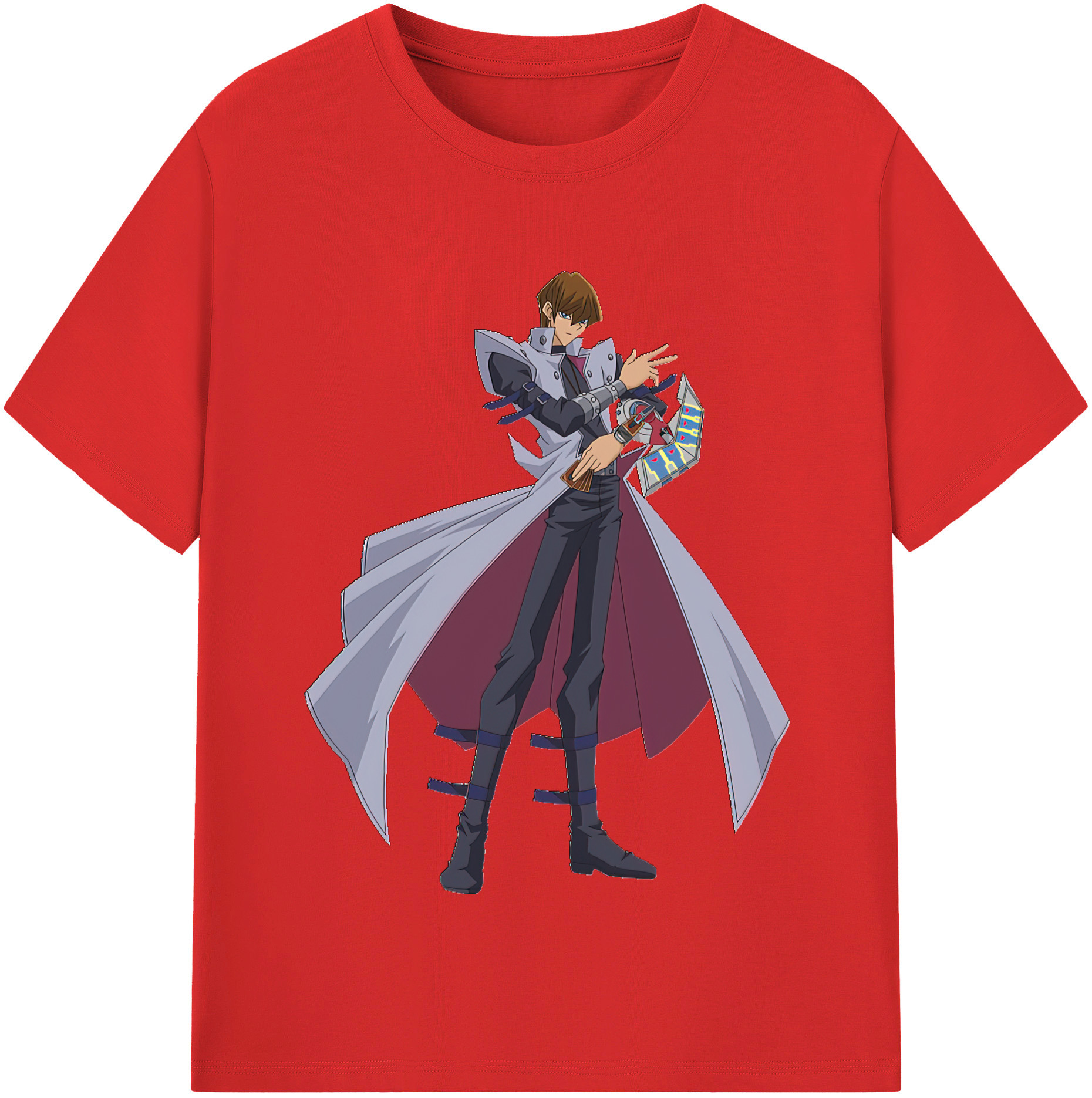 （画像用） 遊☆戯☆王 Yu-Gi-Oh! レディースカジュアルプリントTシャツ（綿100％）