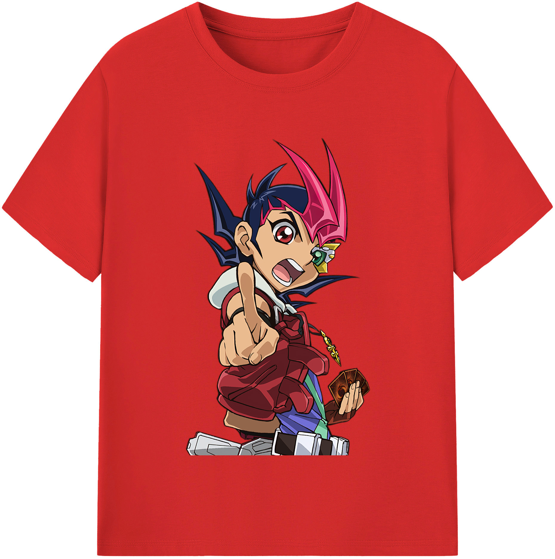 （画像用） 遊☆戯☆王 Yu-Gi-Oh! レディースカジュアルプリントTシャツ（綿100％）