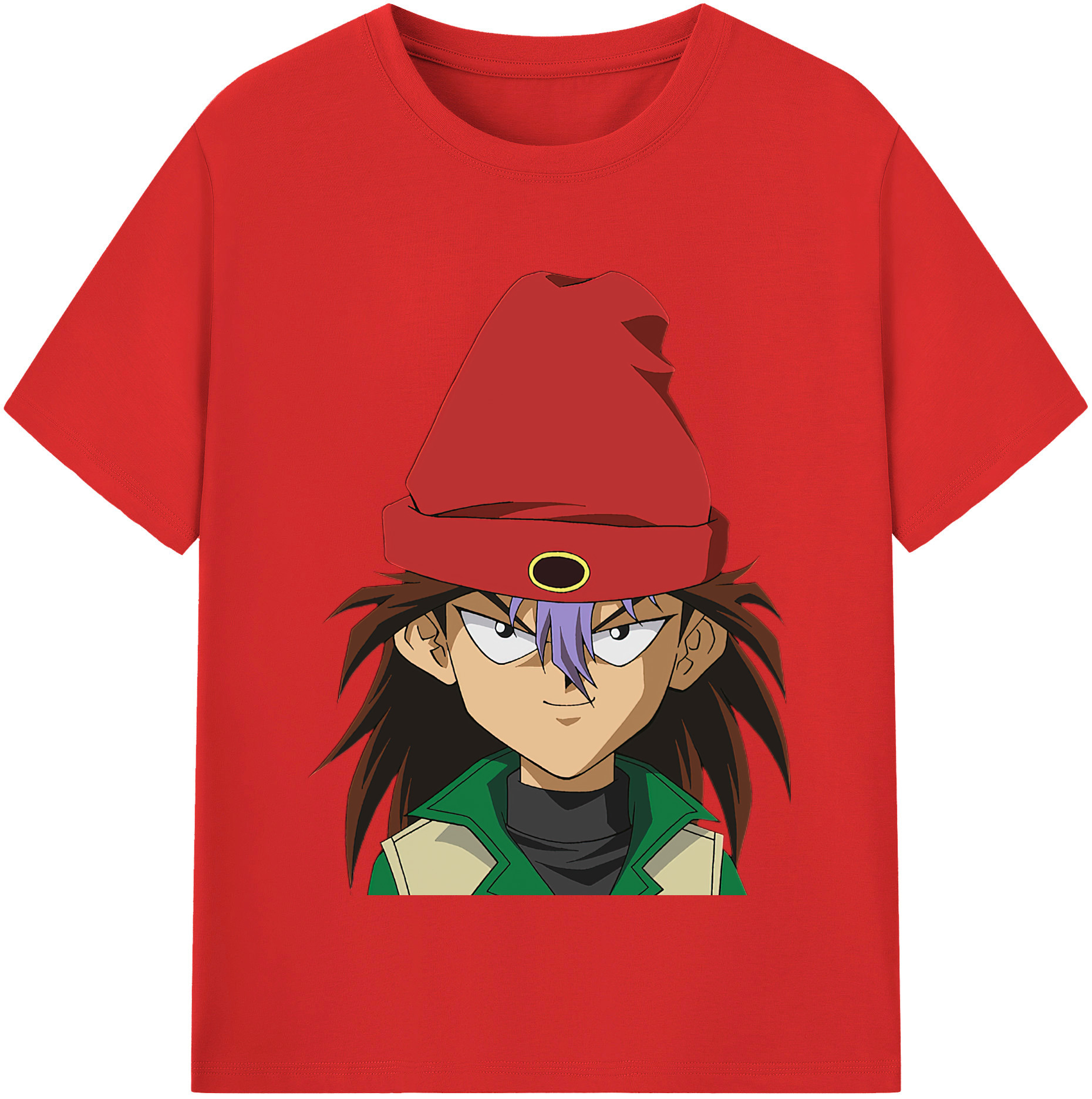 （画像用） 遊☆戯☆王 Yu-Gi-Oh! レディースカジュアルプリントTシャツ（綿100％）