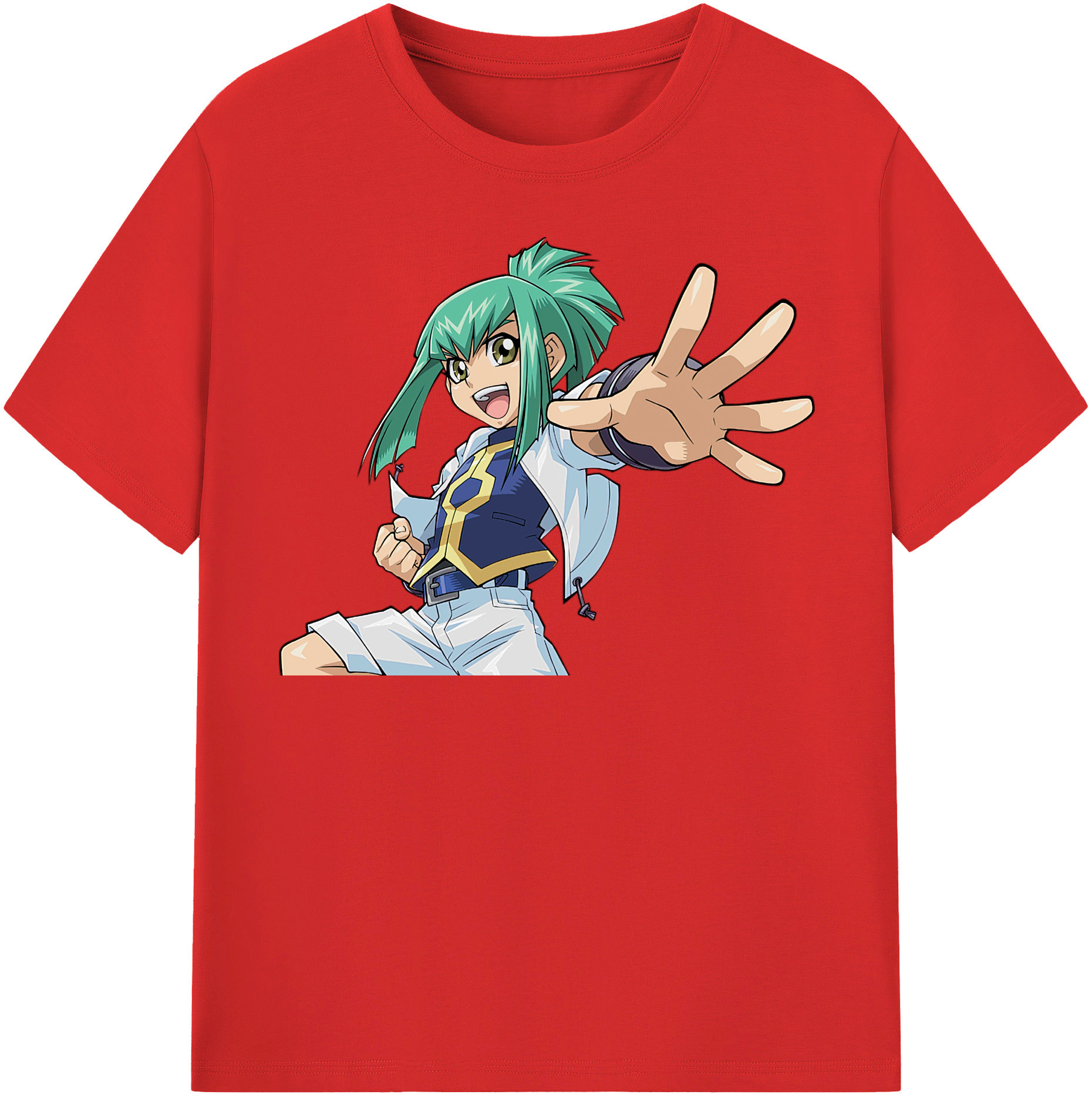（画像用） 遊☆戯☆王 Yu-Gi-Oh! レディースカジュアルプリントTシャツ（綿100％）