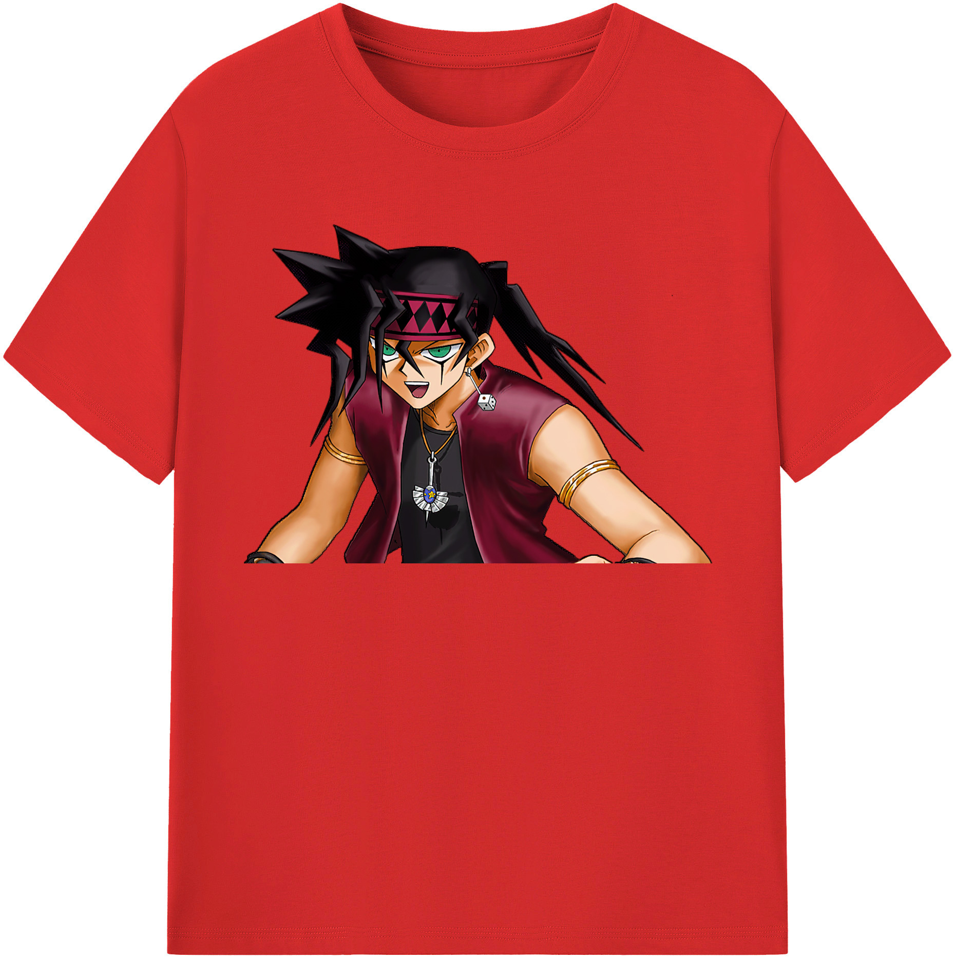 （画像用） 遊☆戯☆王 Yu-Gi-Oh! レディースカジュアルプリントTシャツ（綿100％）