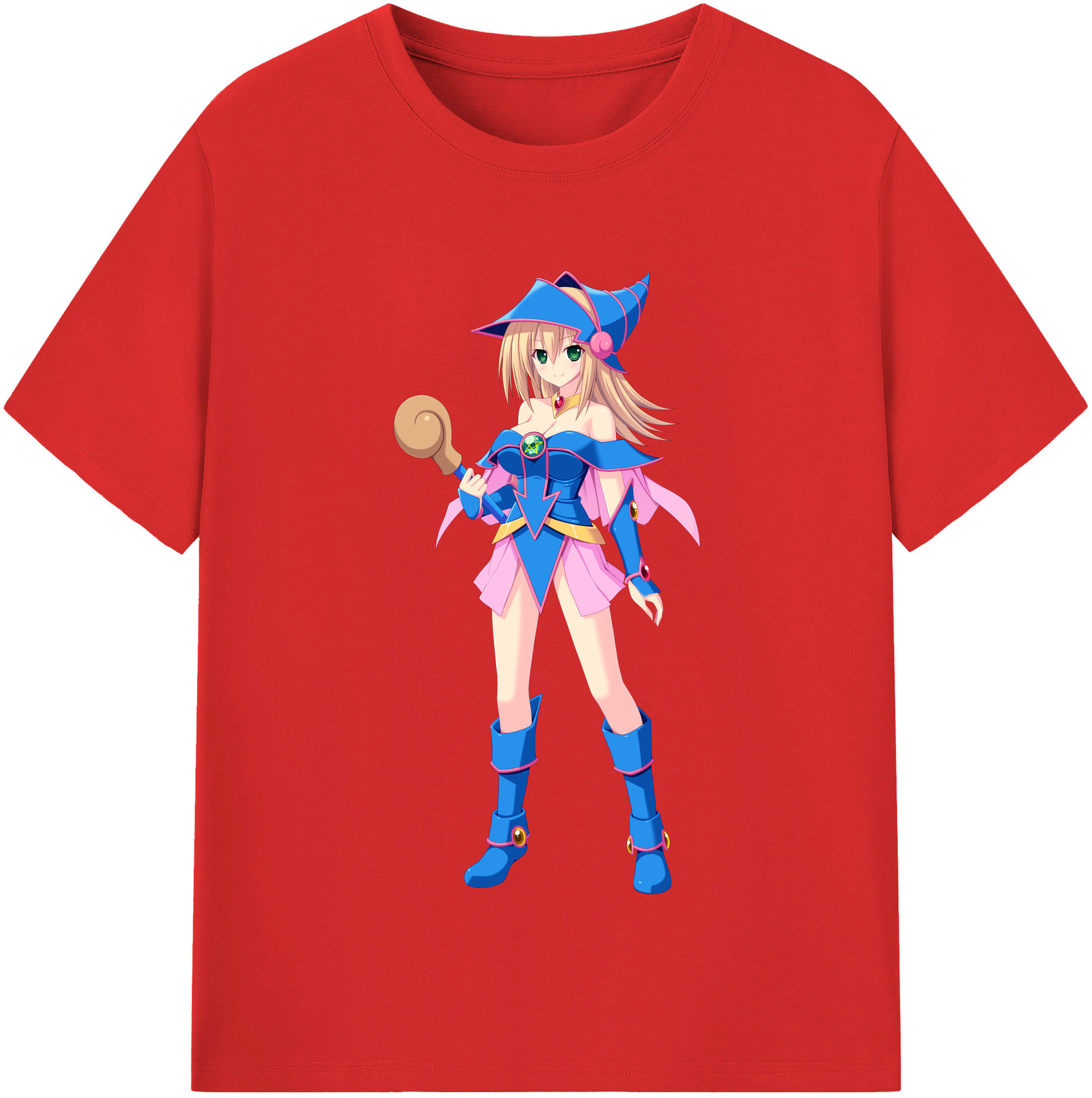 （画像用） 遊☆戯☆王 Yu-Gi-Oh! レディースカジュアルプリントTシャツ（綿100％）