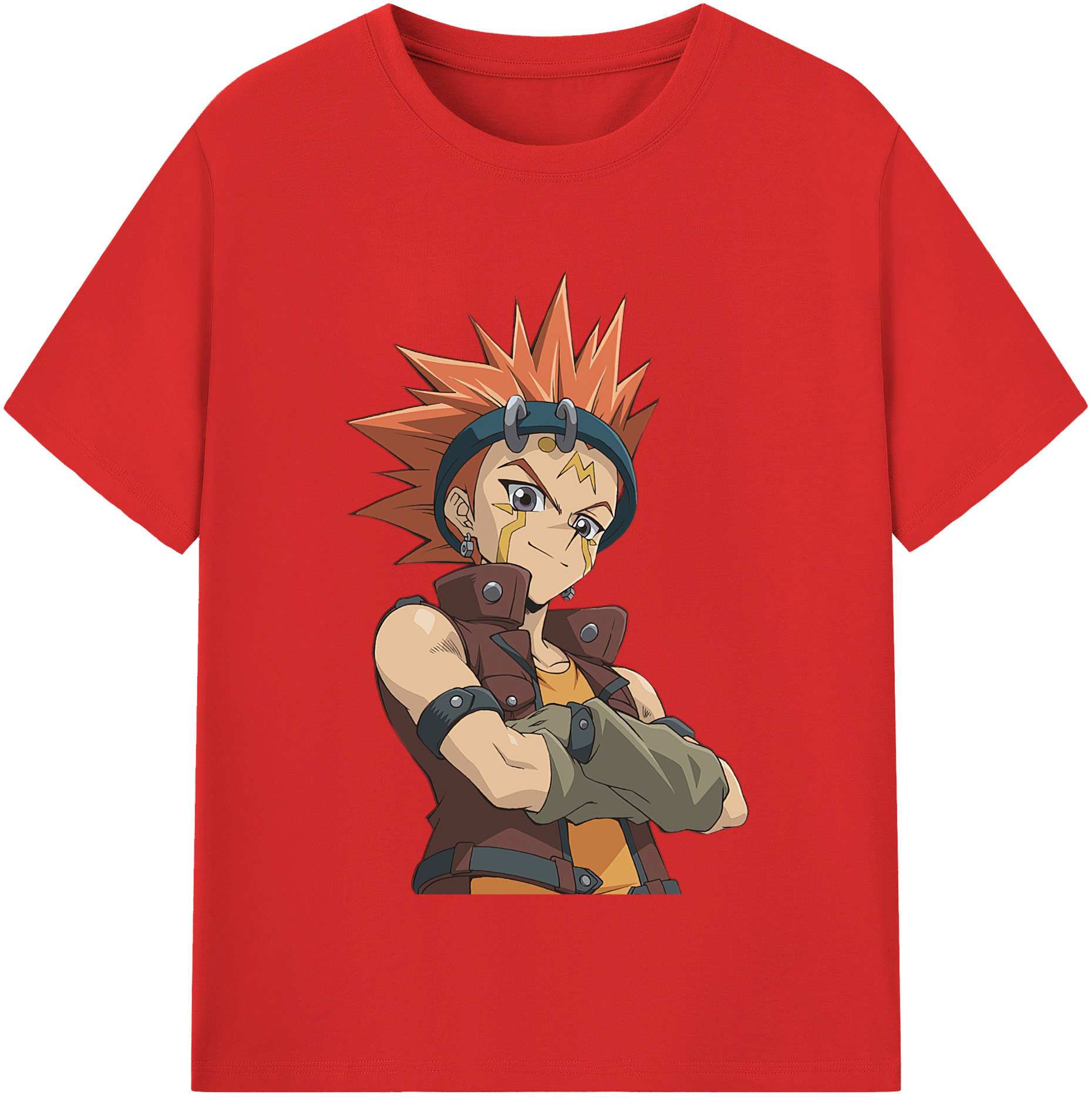 （画像用） 遊☆戯☆王 Yu-Gi-Oh! レディースカジュアルプリントTシャツ（綿100％）