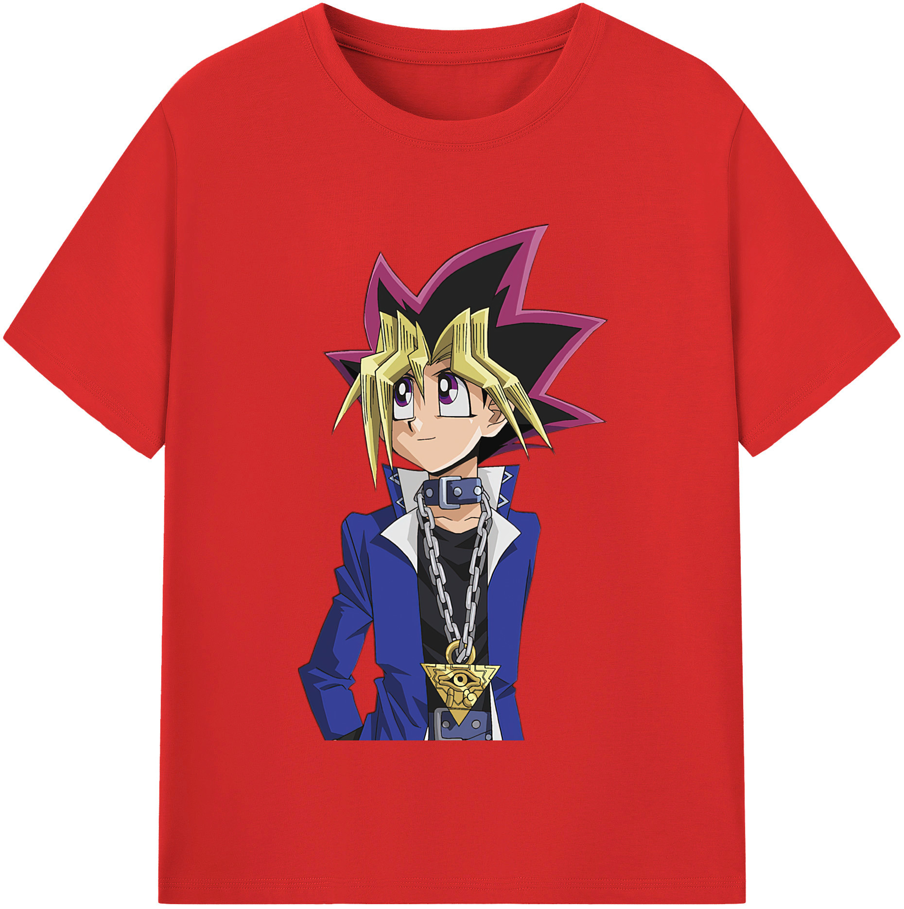 （画像用） 遊☆戯☆王 Yu-Gi-Oh! レディースカジュアルプリントTシャツ（綿100％）