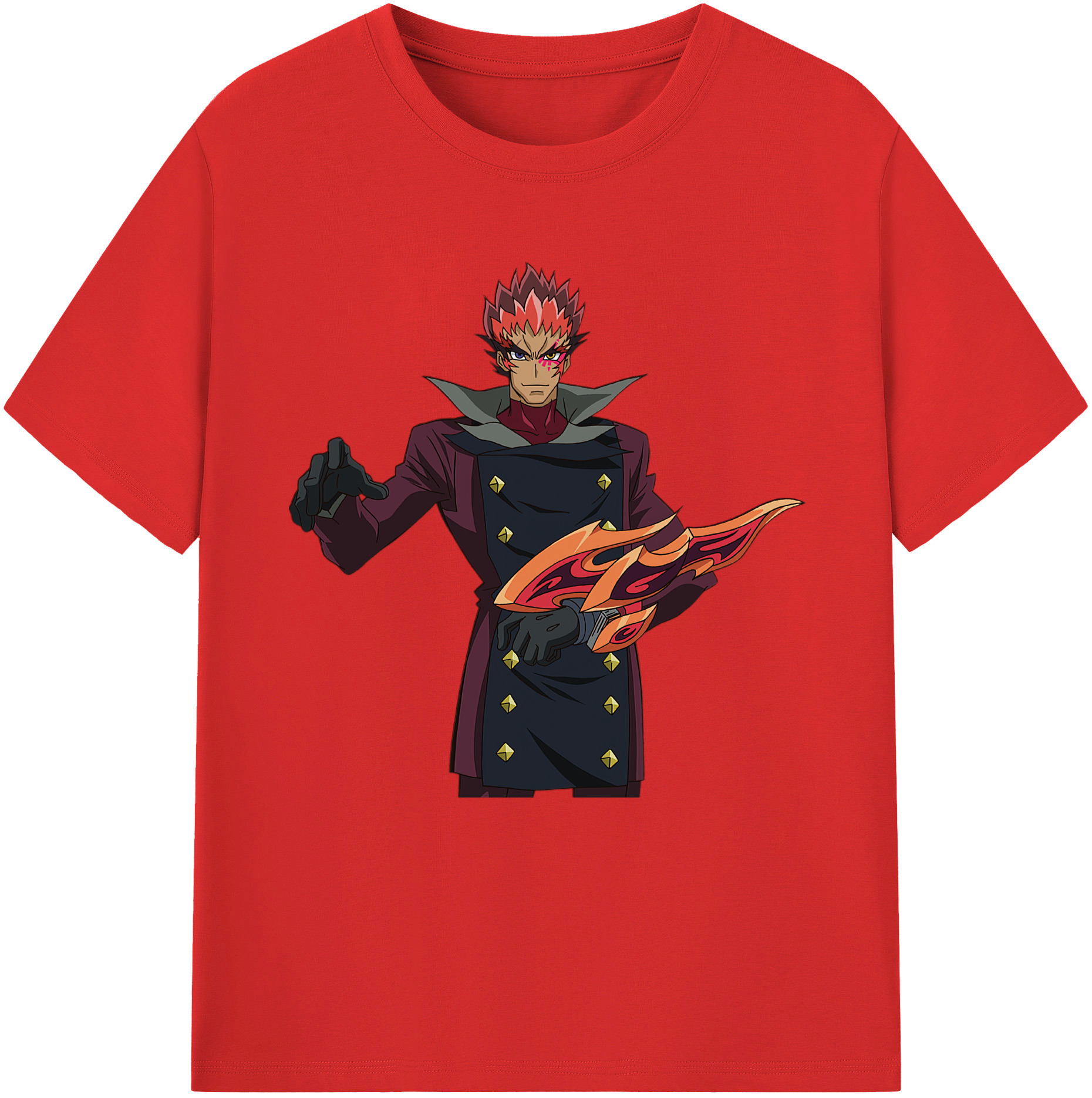 （画像用） 遊☆戯☆王 Yu-Gi-Oh! レディースカジュアルプリントTシャツ（綿100％）