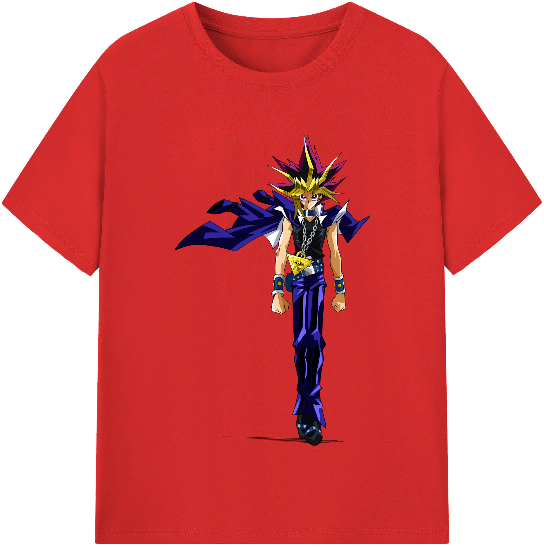 （画像用） 遊☆戯☆王 Yu-Gi-Oh! レディースカジュアルプリントTシャツ（綿100％）