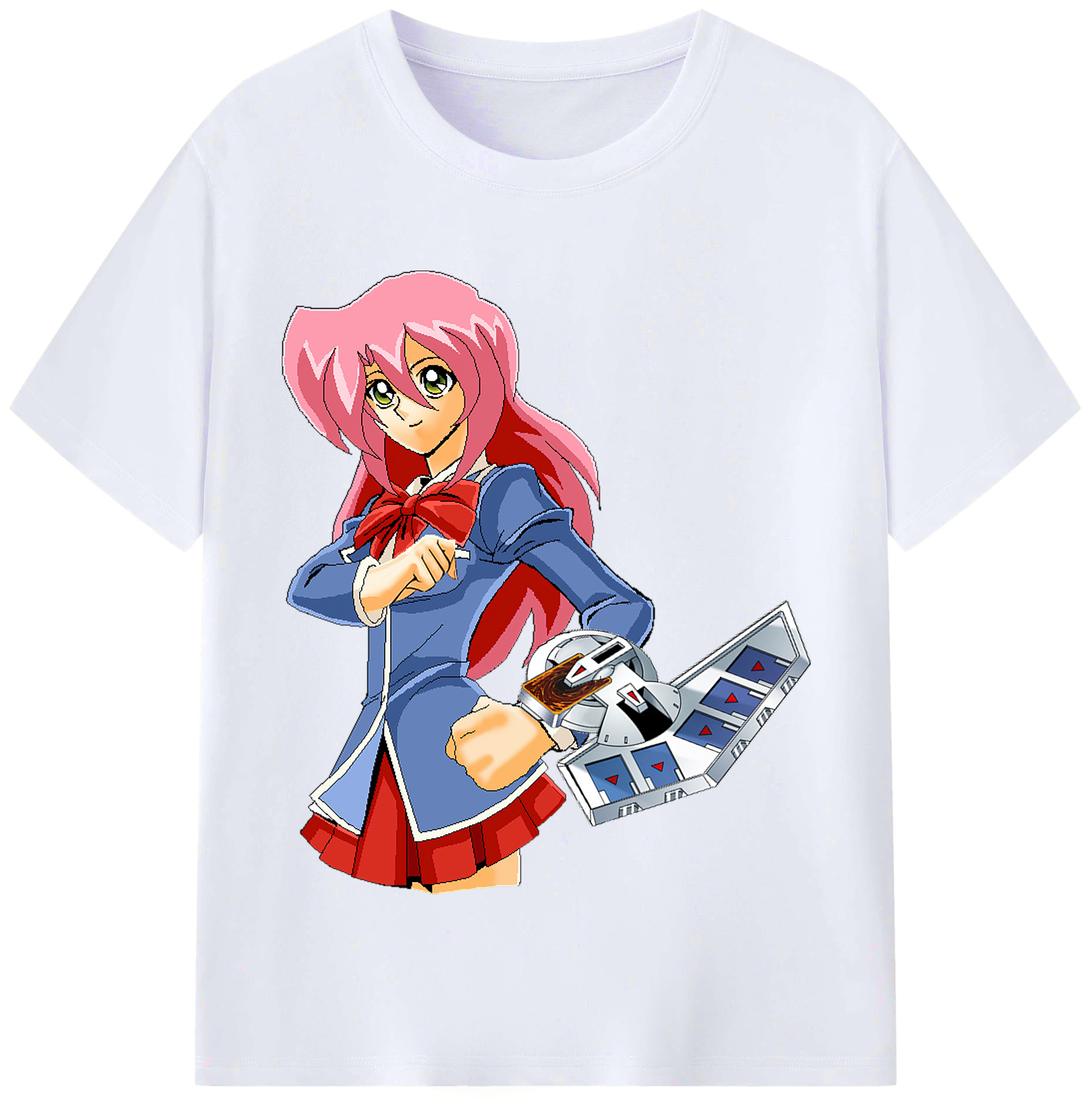 （画像用） 遊☆戯☆王 Yu-Gi-Oh! レディースカジュアルプリントTシャツ（綿100％）