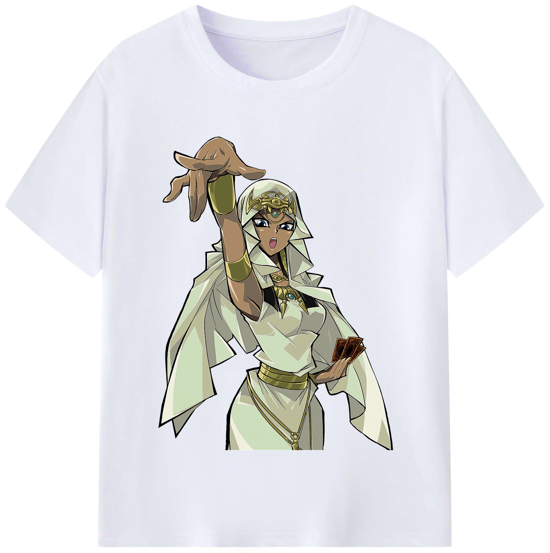 （画像用） 遊☆戯☆王 Yu-Gi-Oh! レディースカジュアルプリントTシャツ（綿100％）